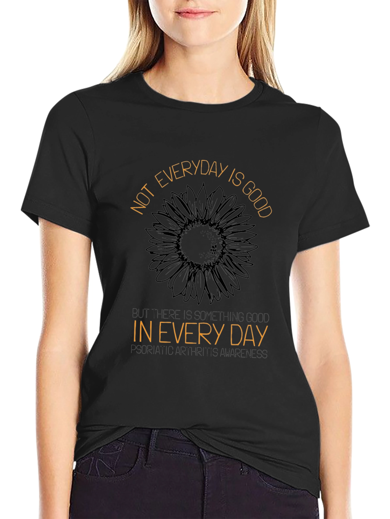 Sunflower Awareness Tee: Not Everyday Is Good