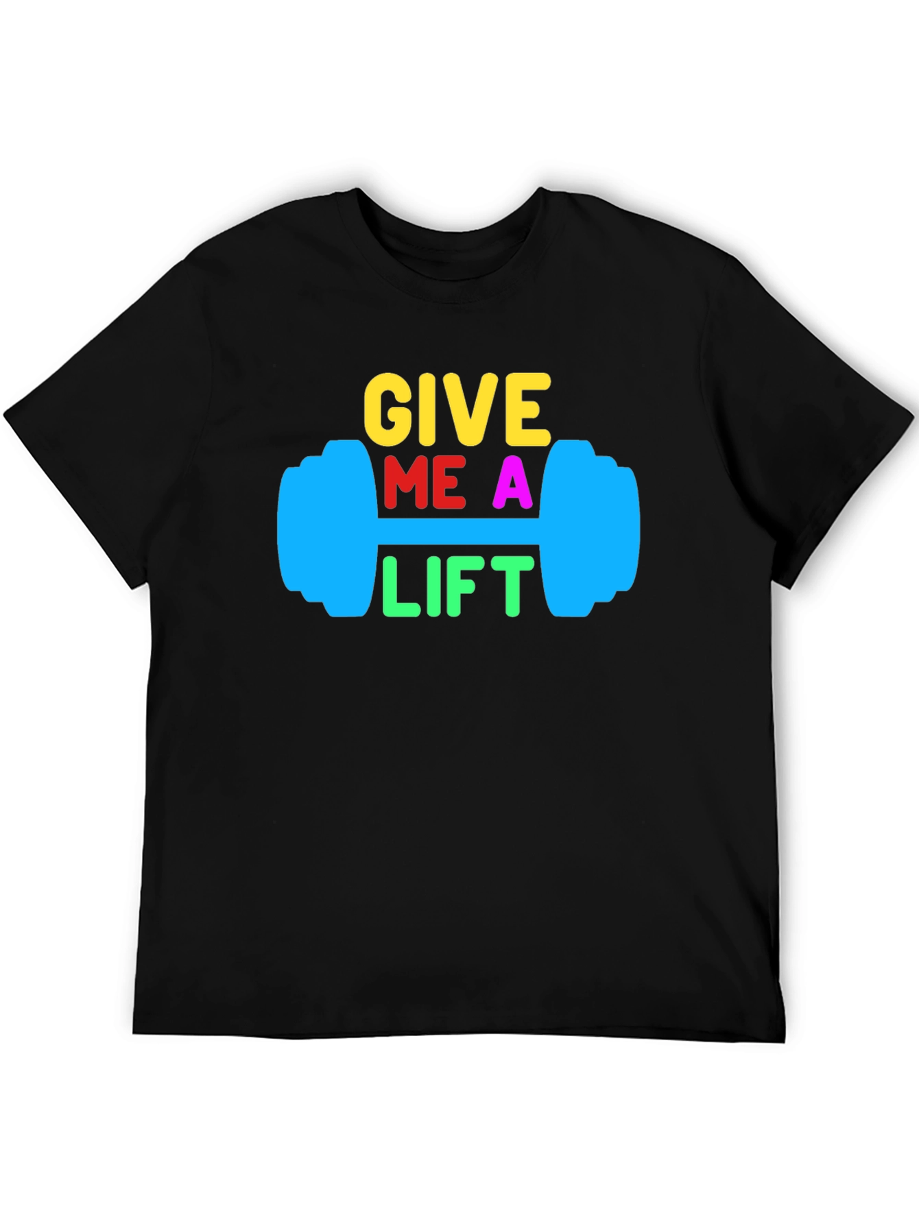 Give Me a Lift Black Graphic Tee