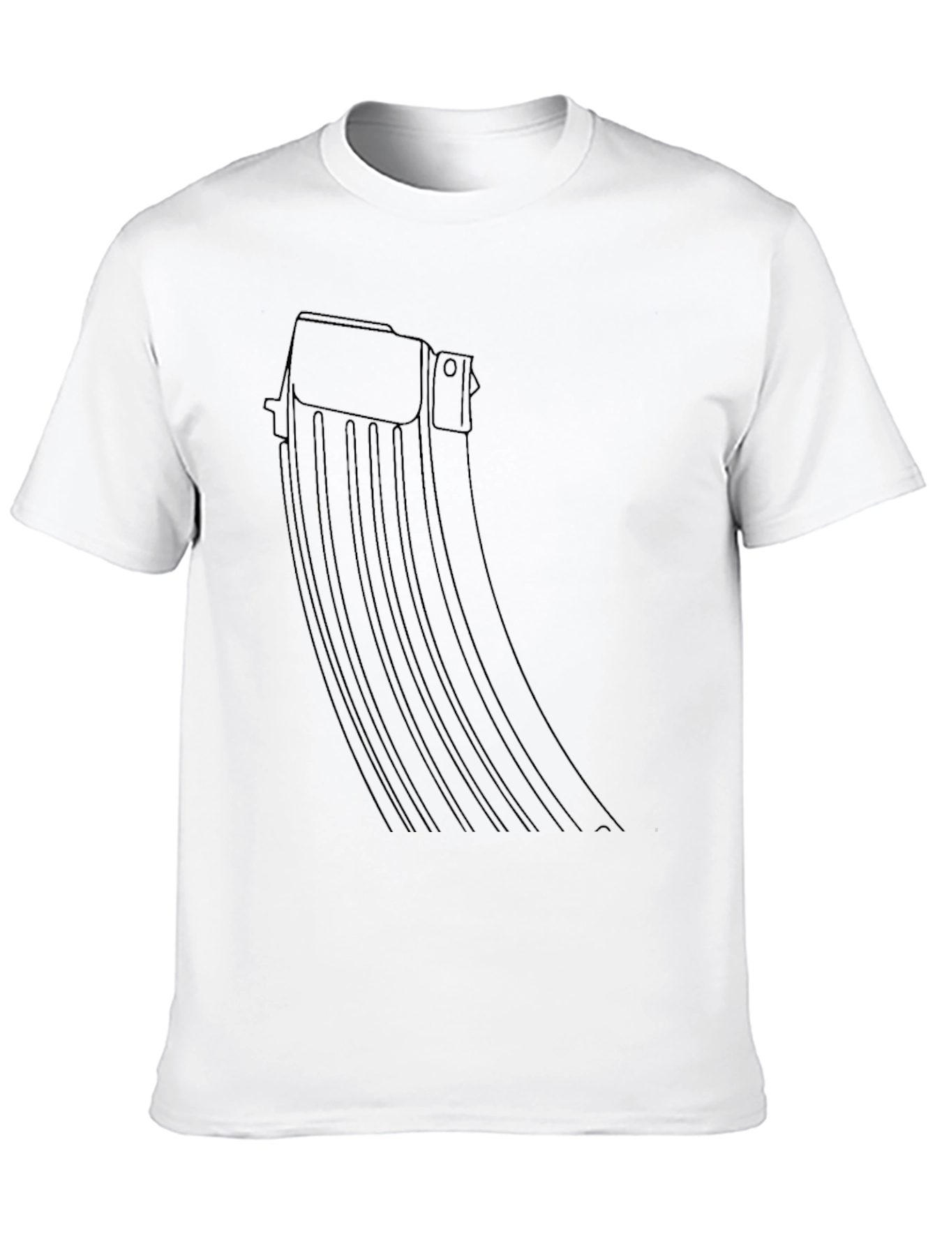 Black AK-47 Magazine Graphic Tee - Tactical Style
