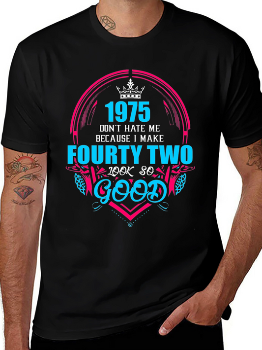 1975 Forty-Two Birthday Graphic T-Shirt