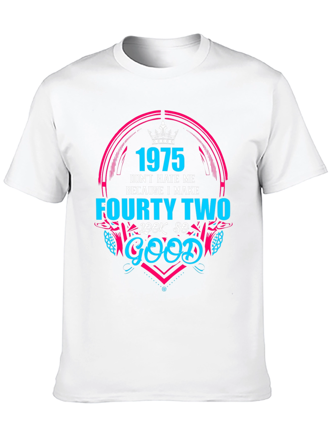 1975 Forty-Two Birthday Graphic T-Shirt