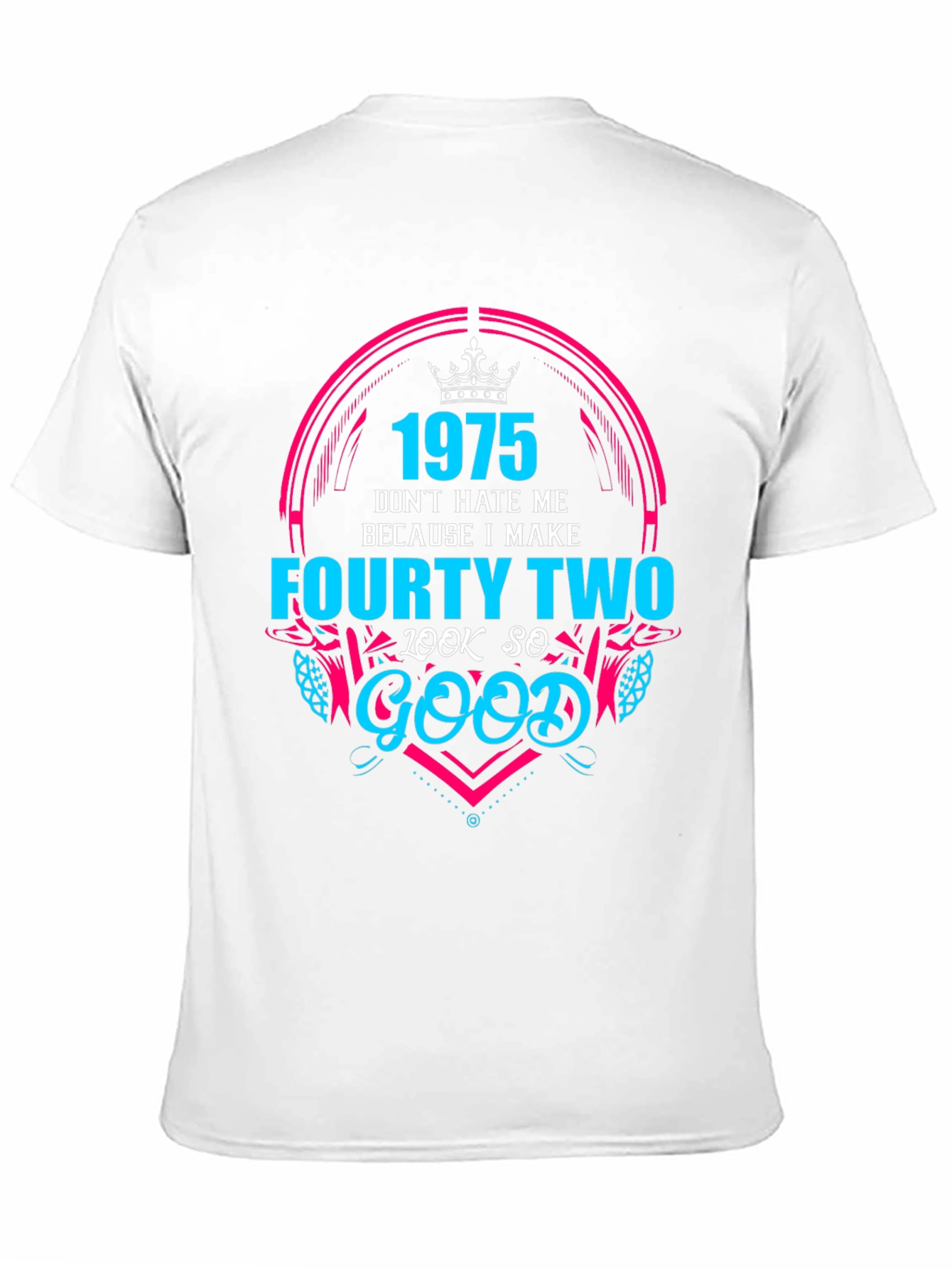 1975 Forty-Two Birthday Graphic T-Shirt