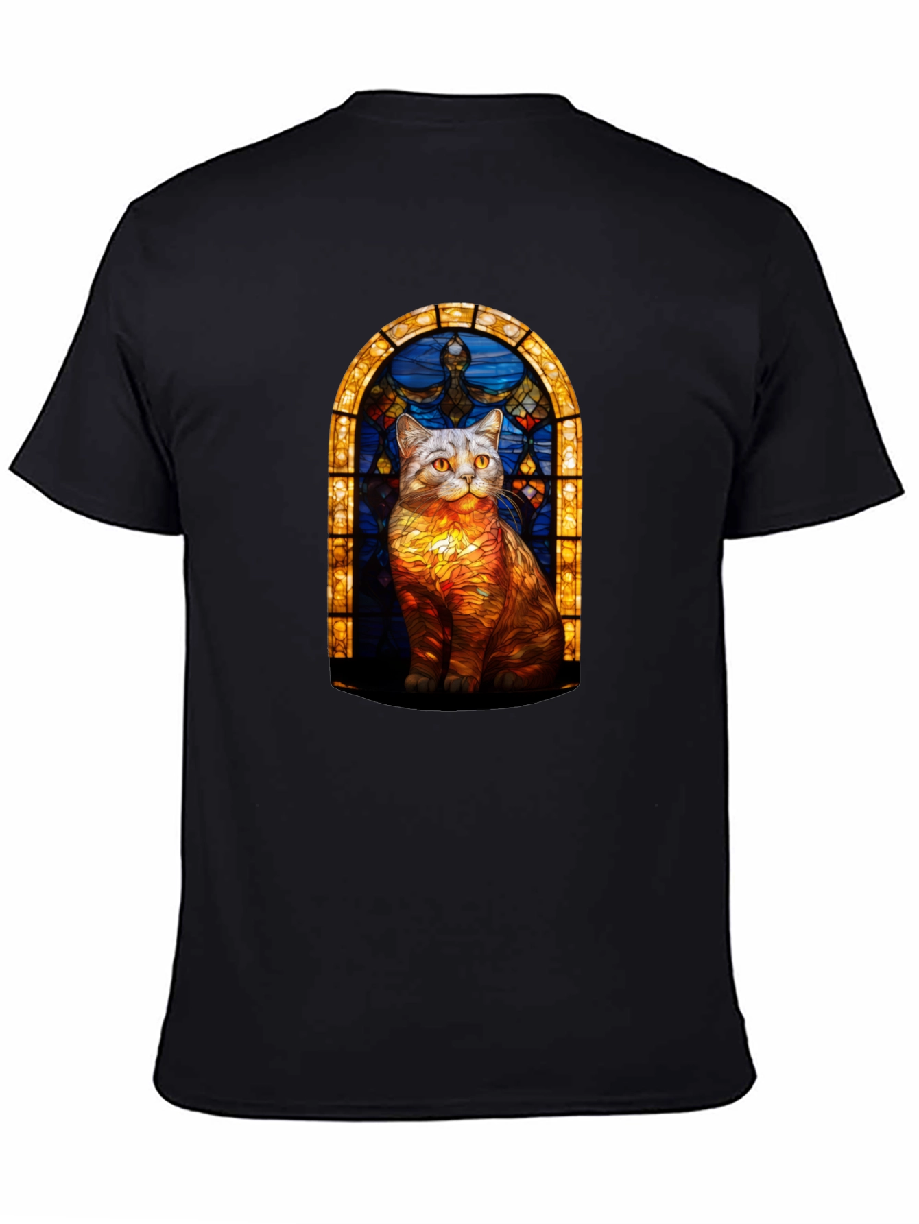 Stained Glass Cat T-Shirt
