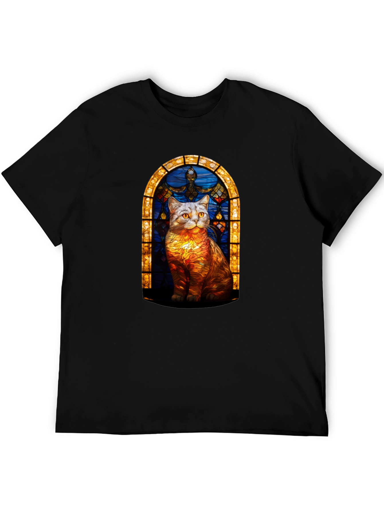 Stained Glass Cat T-Shirt