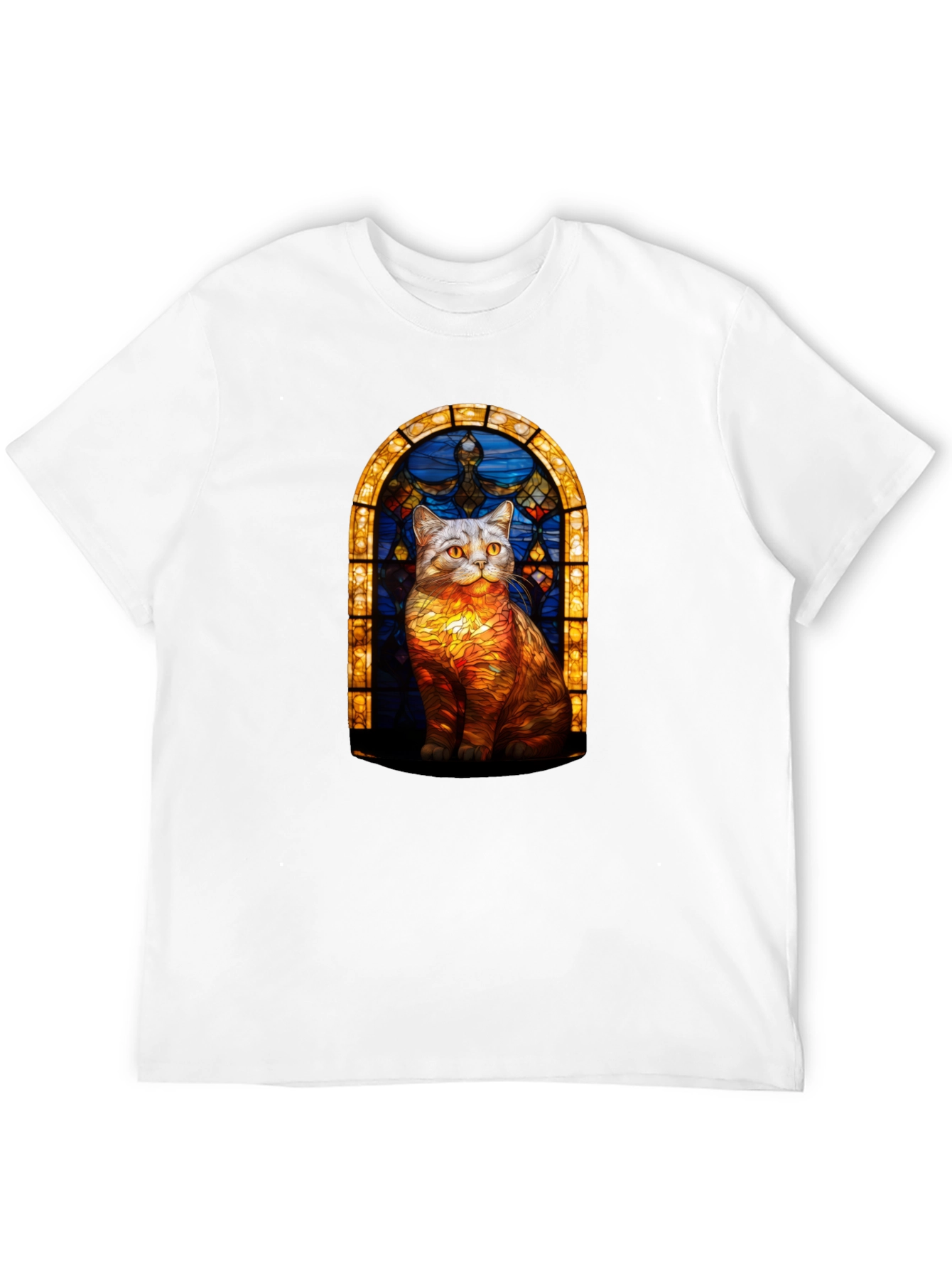 Stained Glass Cat T-Shirt