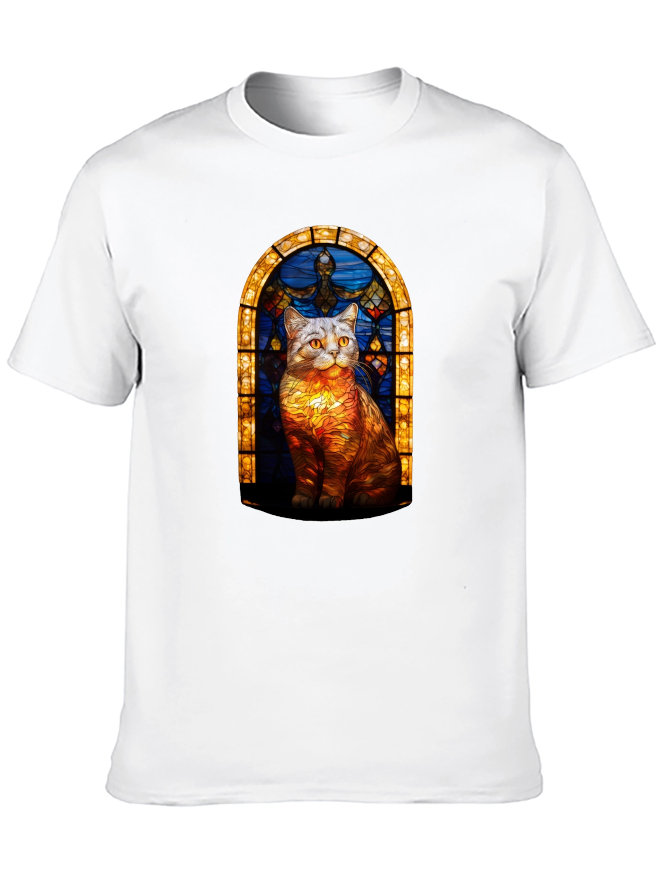 Stained Glass Cat T-Shirt