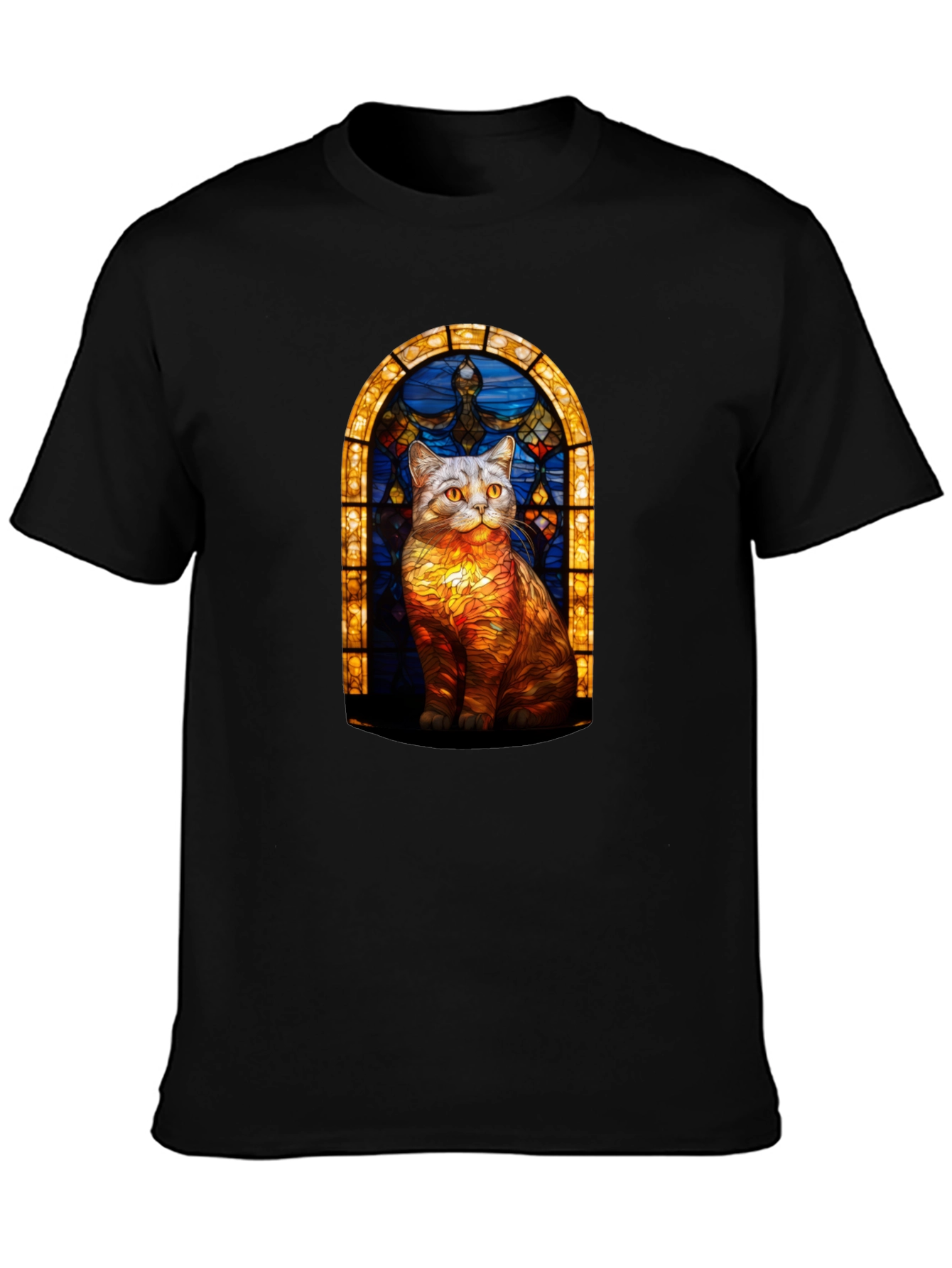 Stained Glass Cat T-Shirt