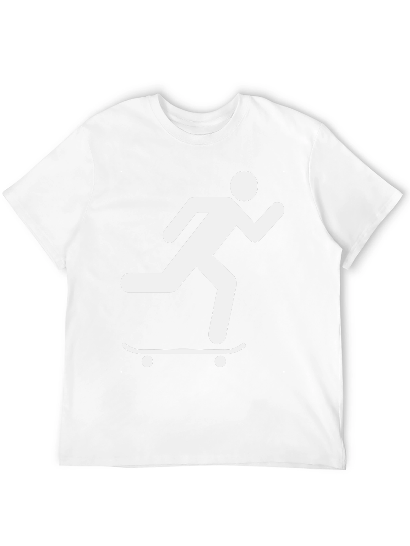 Skateboard Runner Graphic Tee - Black