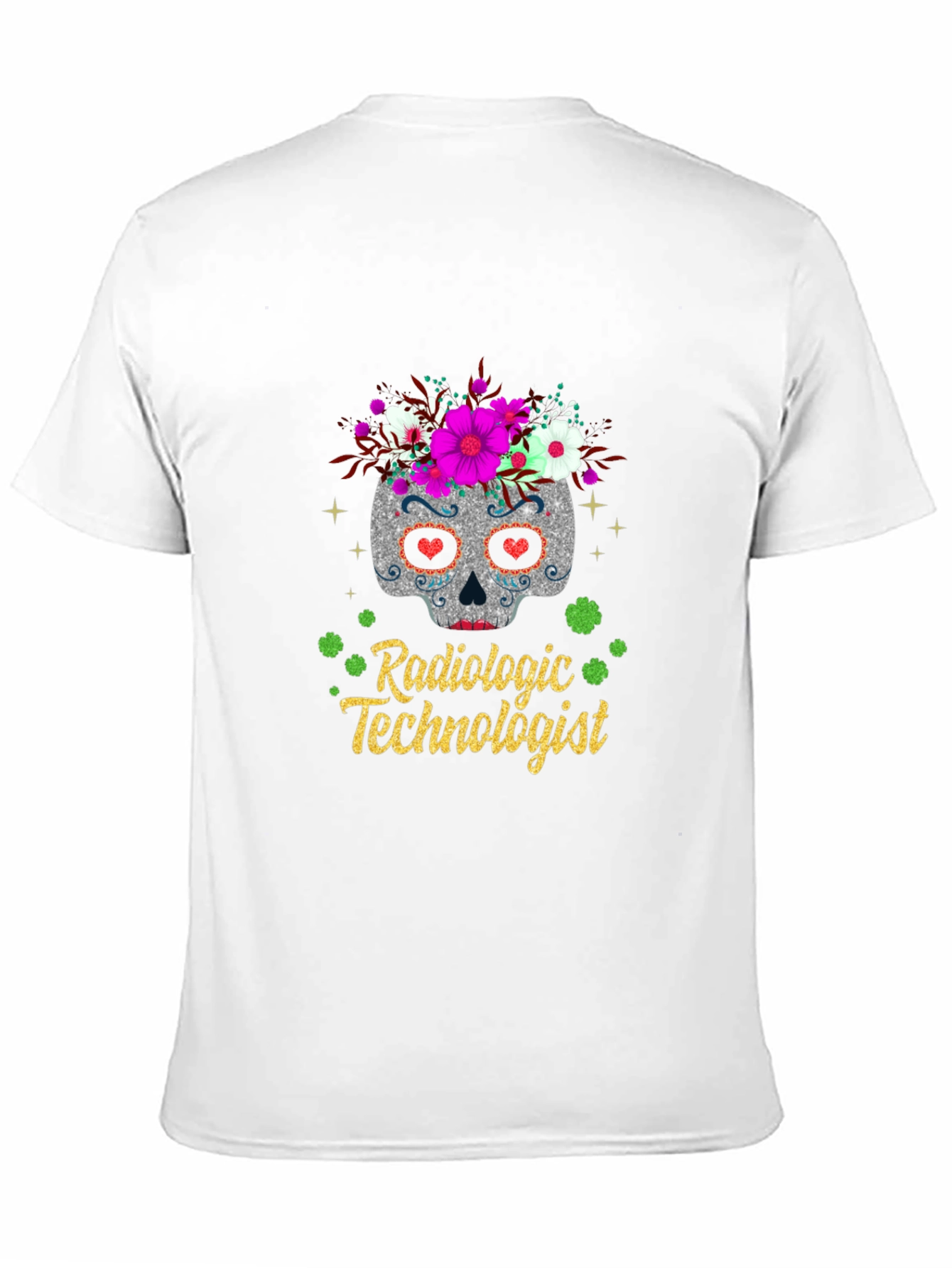 Radiologic Technologist Sugar Skull T-Shirt