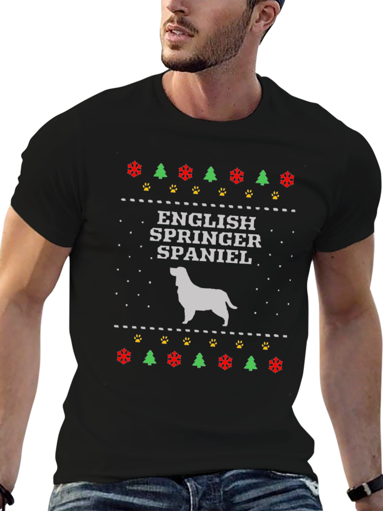 English Springer Spaniel Christmas T-Shirt