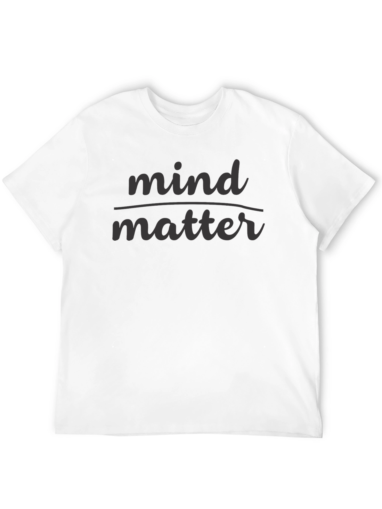 Mind Over Matter Graphic Tee - Unisex Cotton T-Shirt