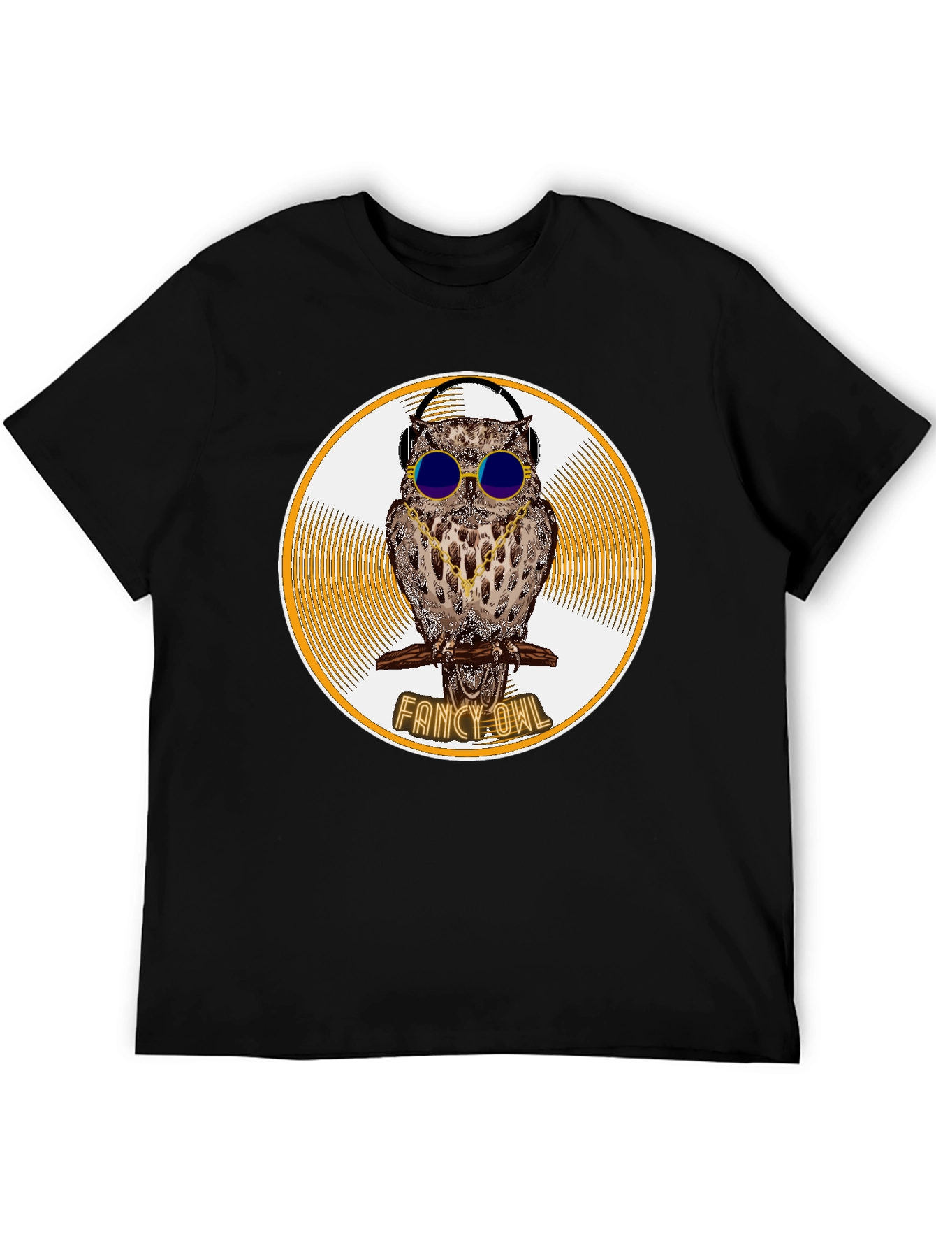 Fancy Owl Graphic T-Shirt
