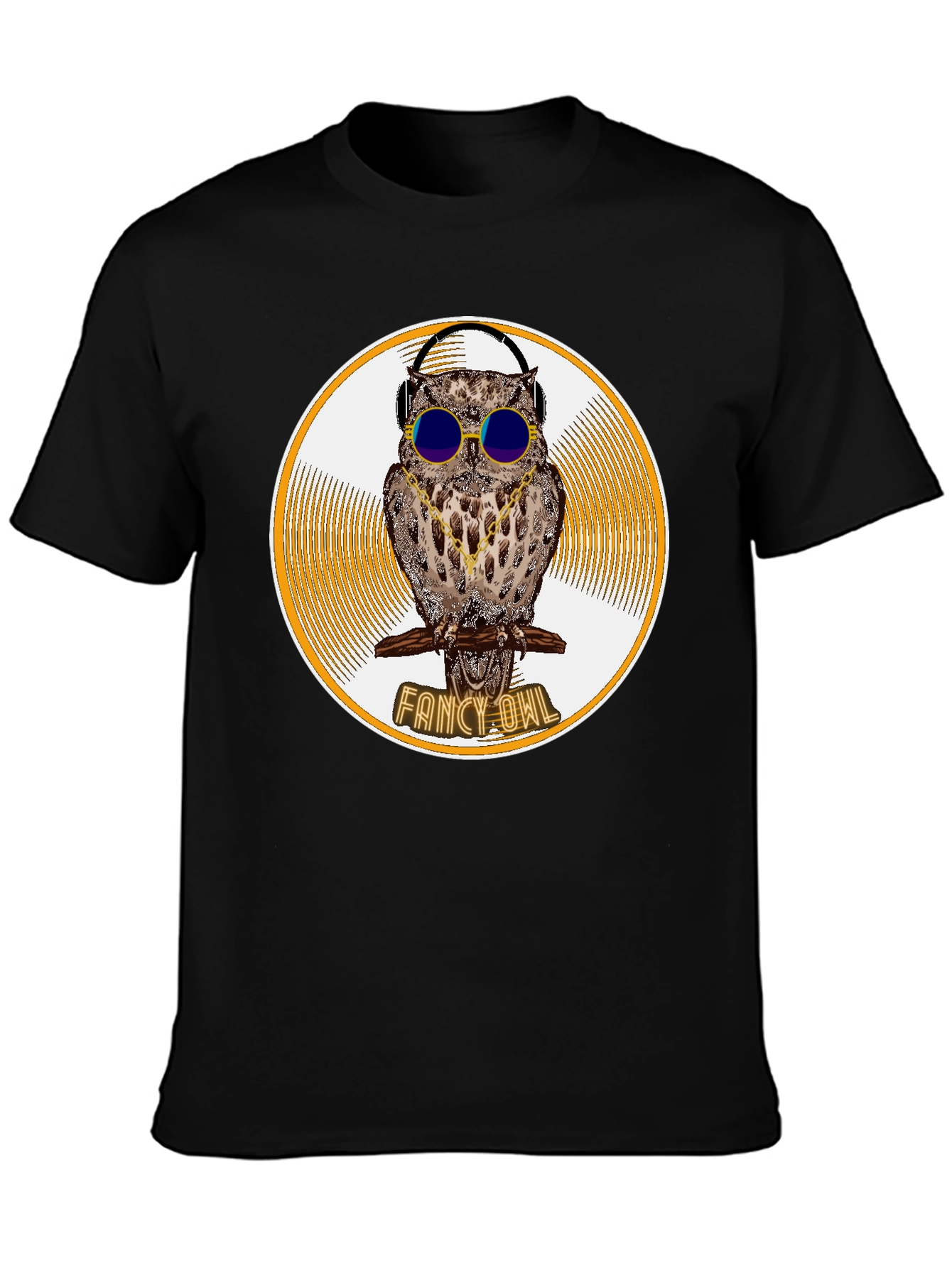 Fancy Owl Graphic T-Shirt