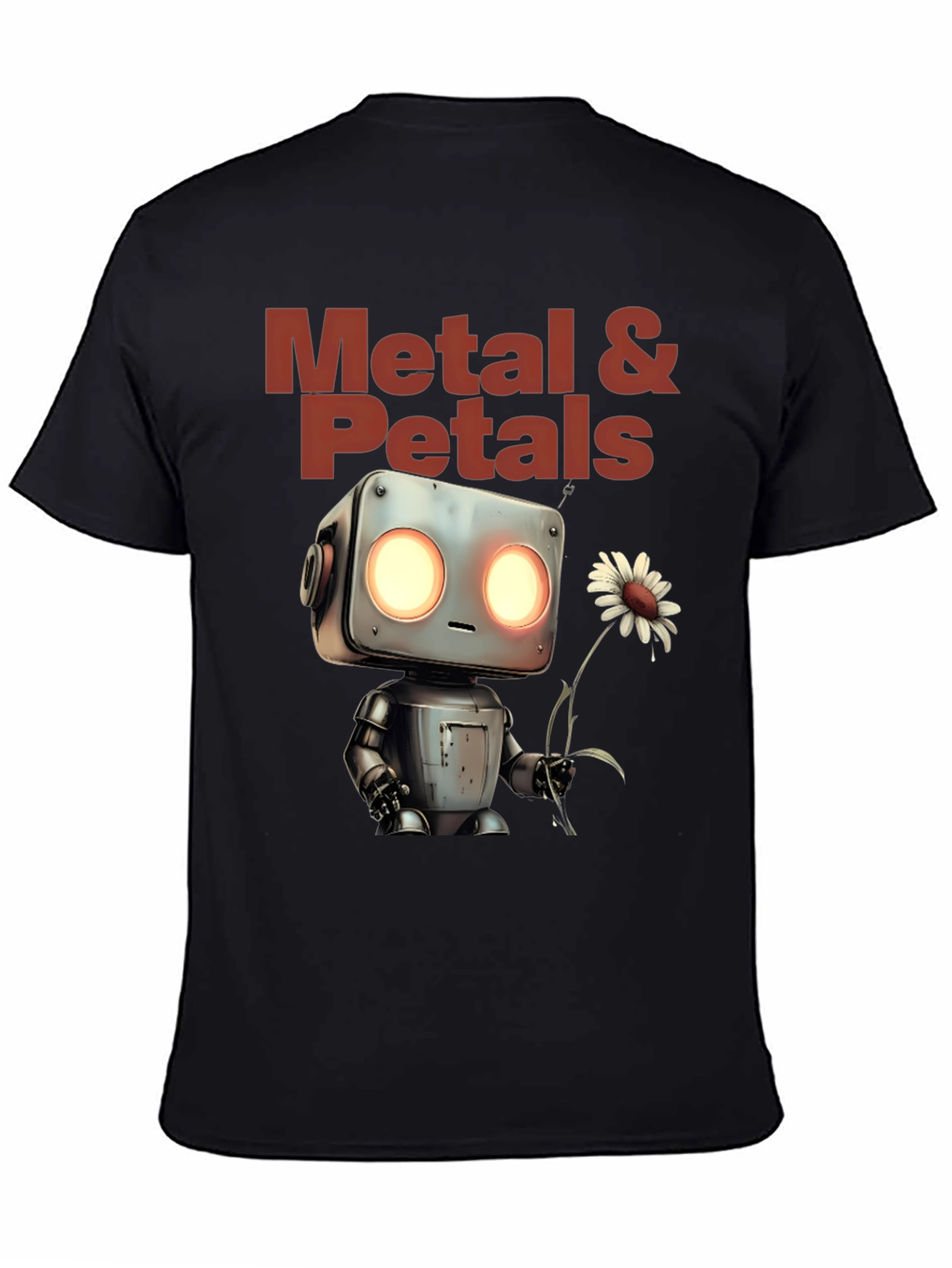Metal & Petals Robot Graphic Tee
