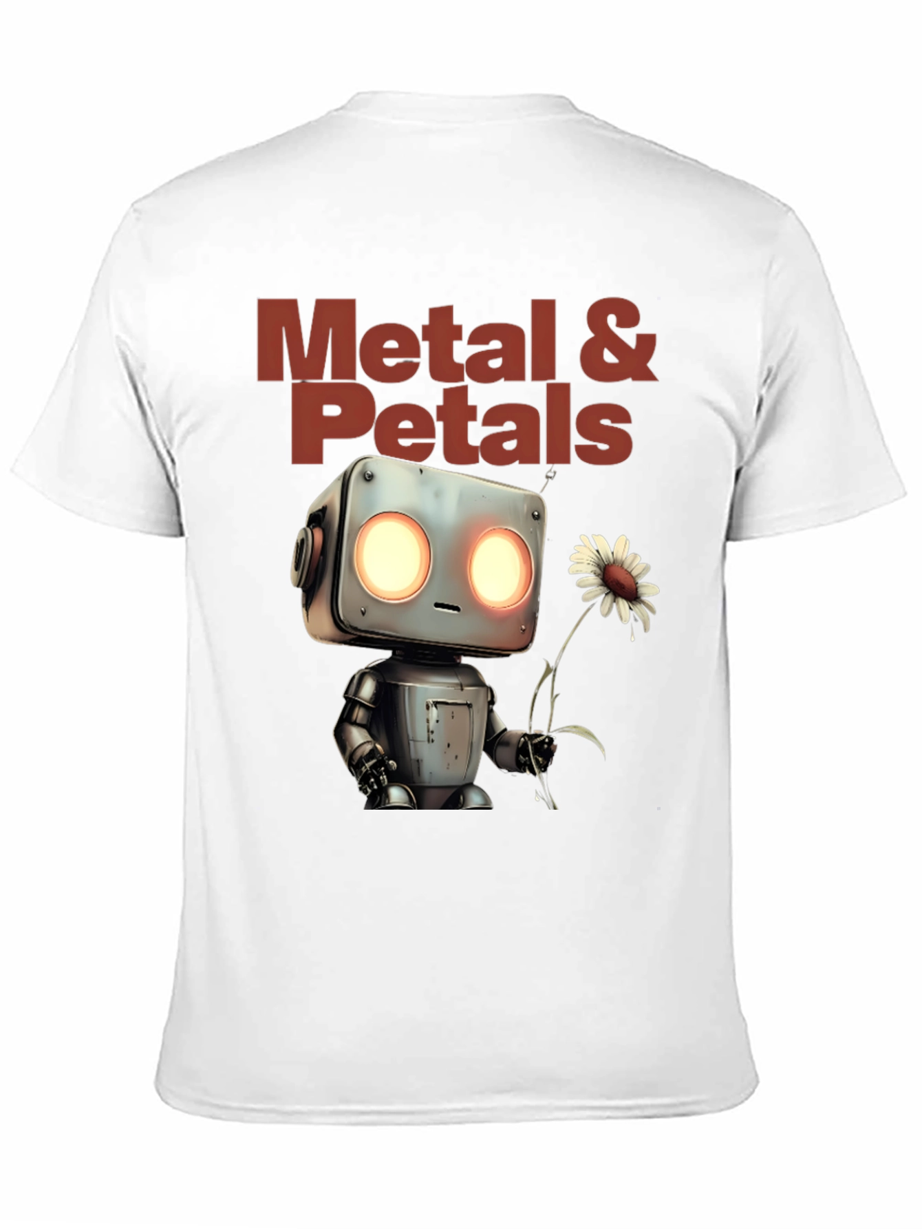 Metal & Petals Robot Graphic Tee