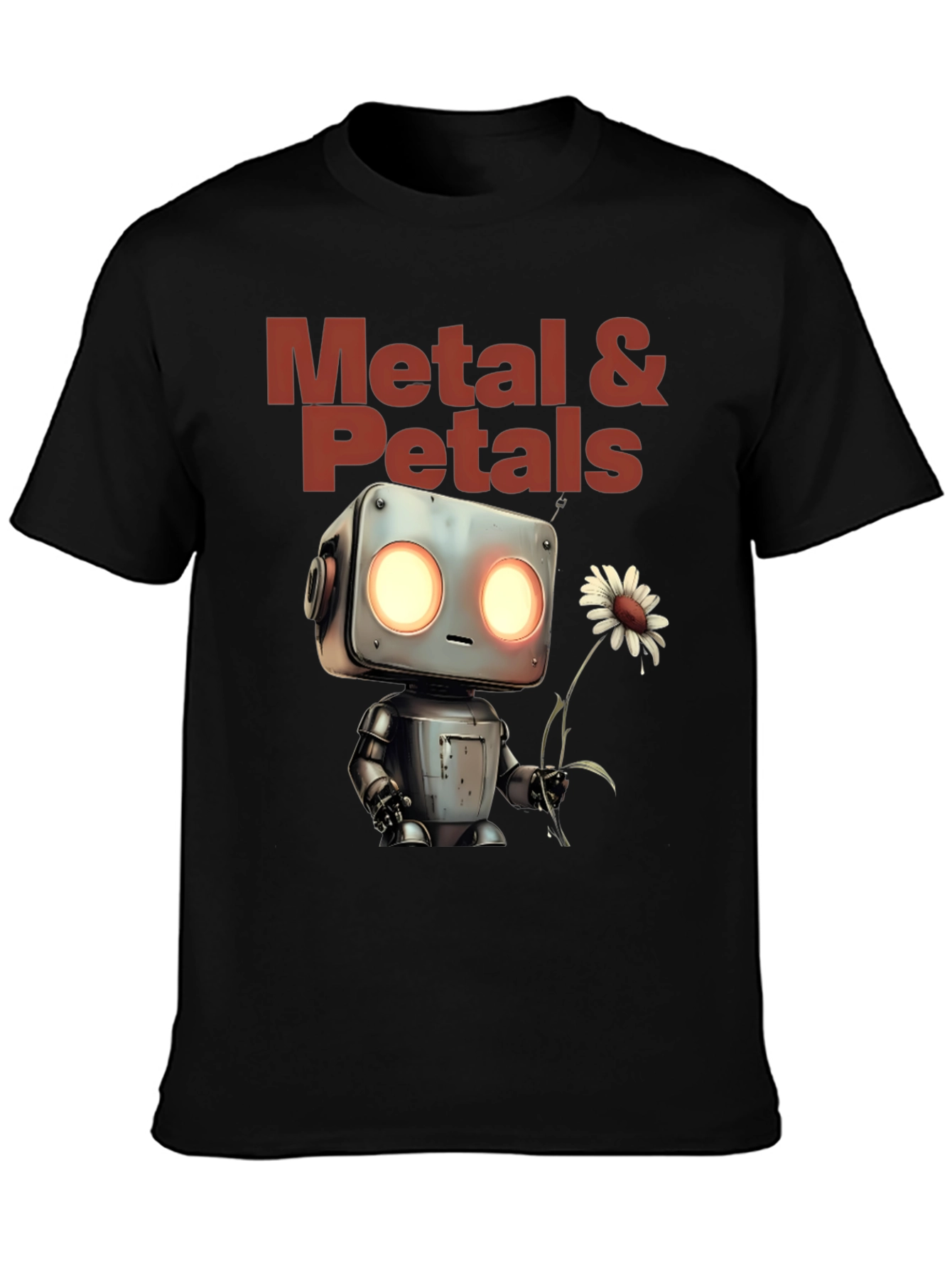 Metal & Petals Robot Graphic Tee
