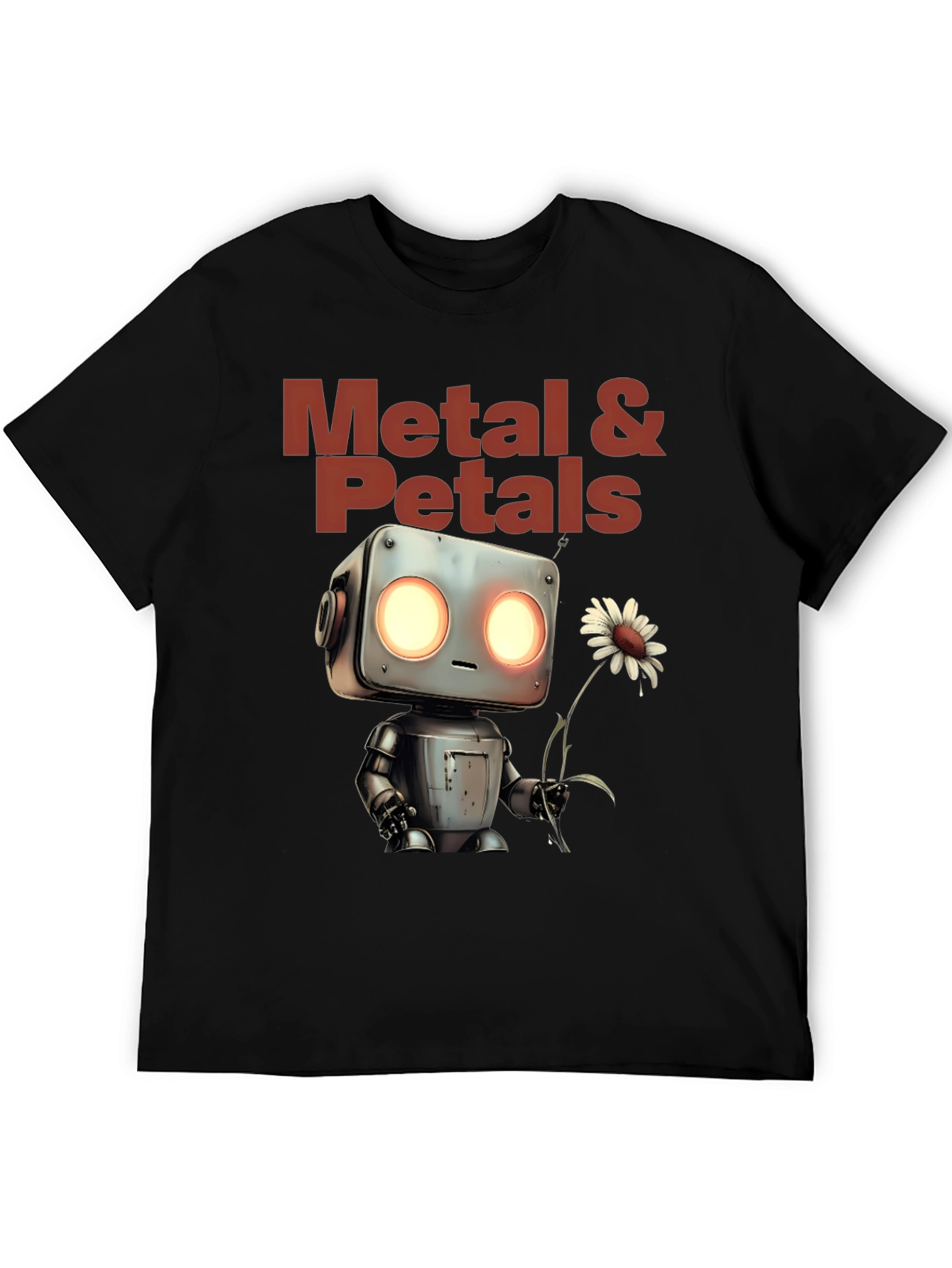 Metal & Petals Robot Graphic Tee