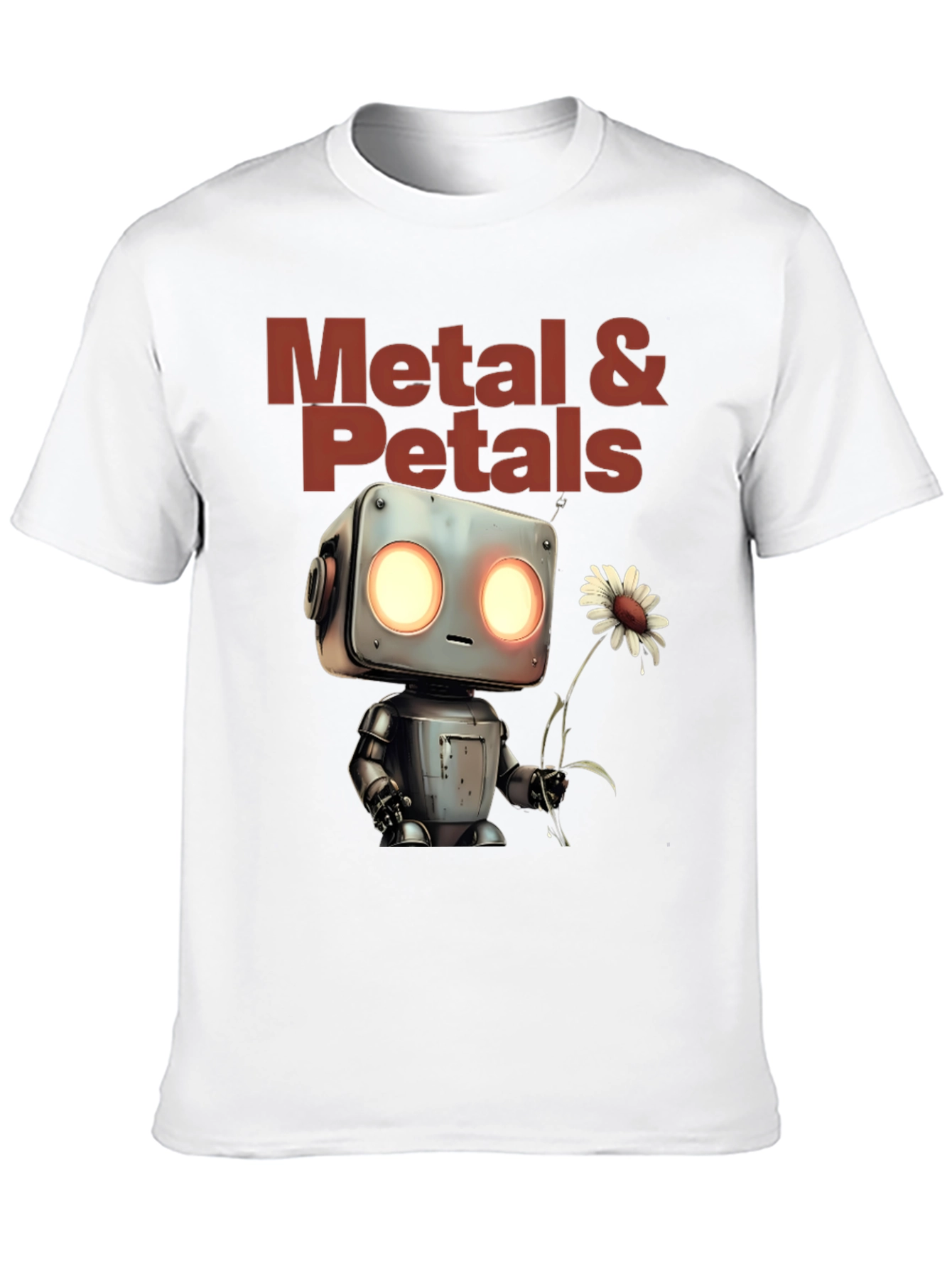 Metal & Petals Robot Graphic Tee