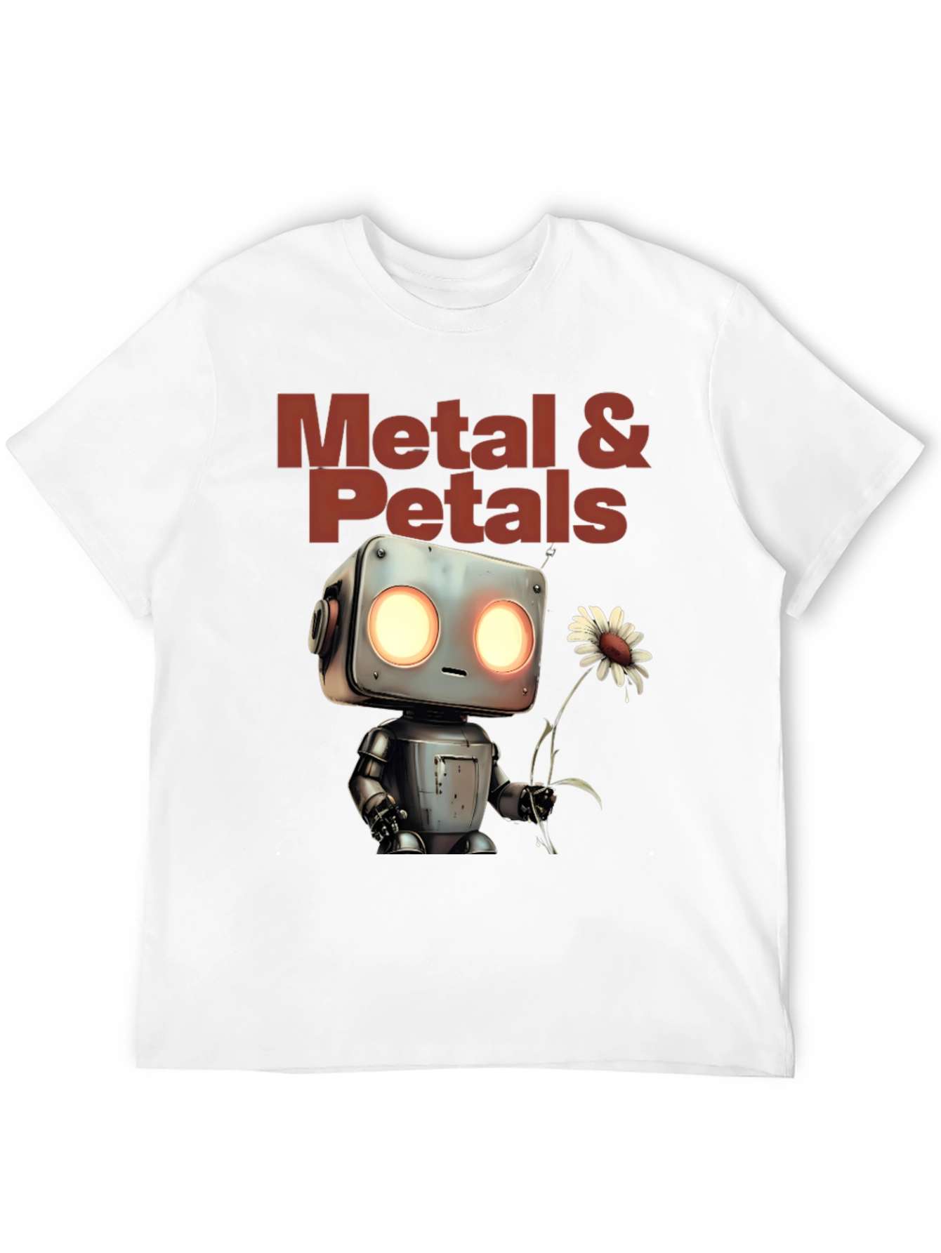 Metal & Petals Robot Graphic Tee
