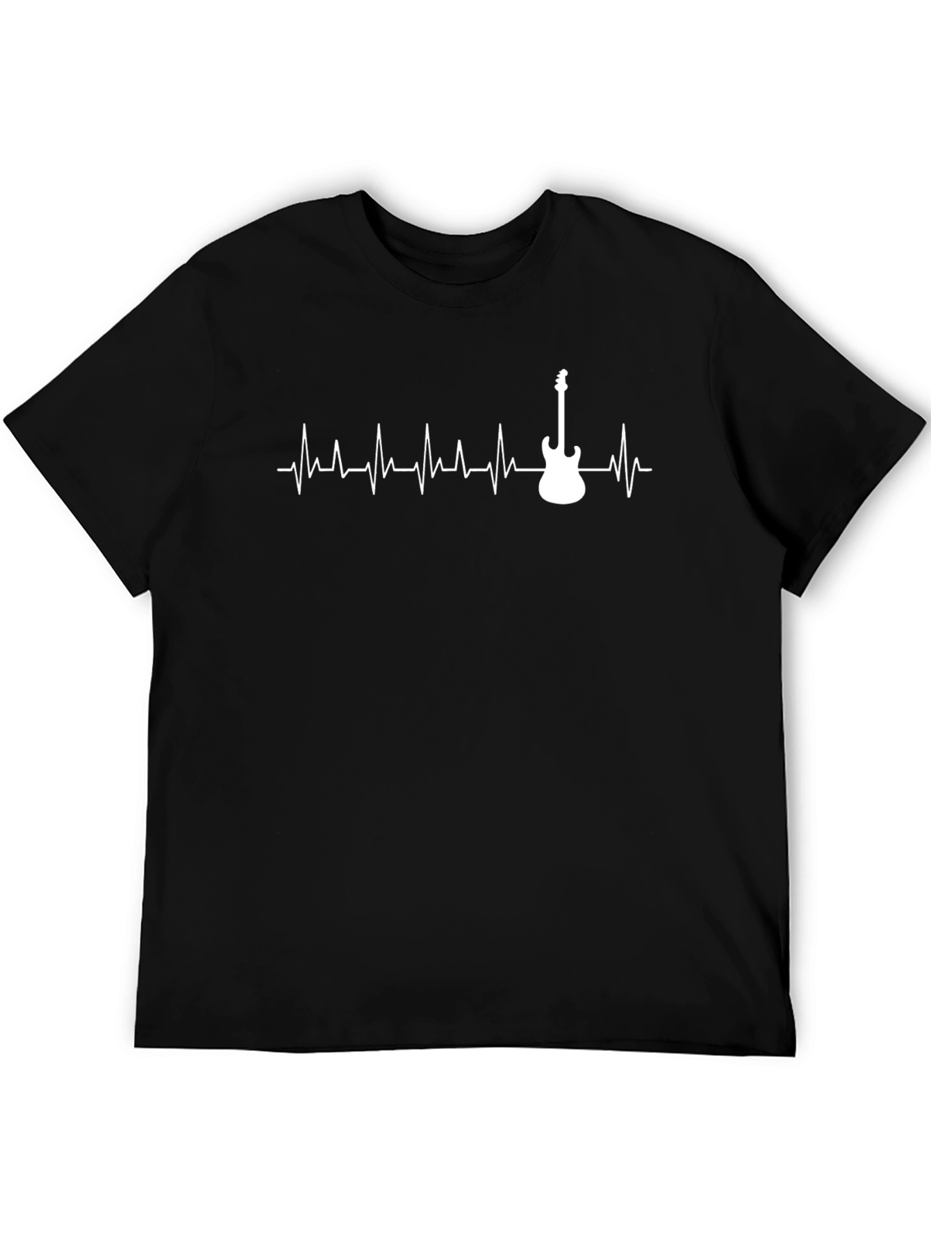 Guitar Heartbeat T-Shirt - Musicians Pulse