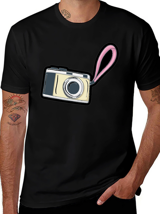 Camera Graphic Black T-Shirt