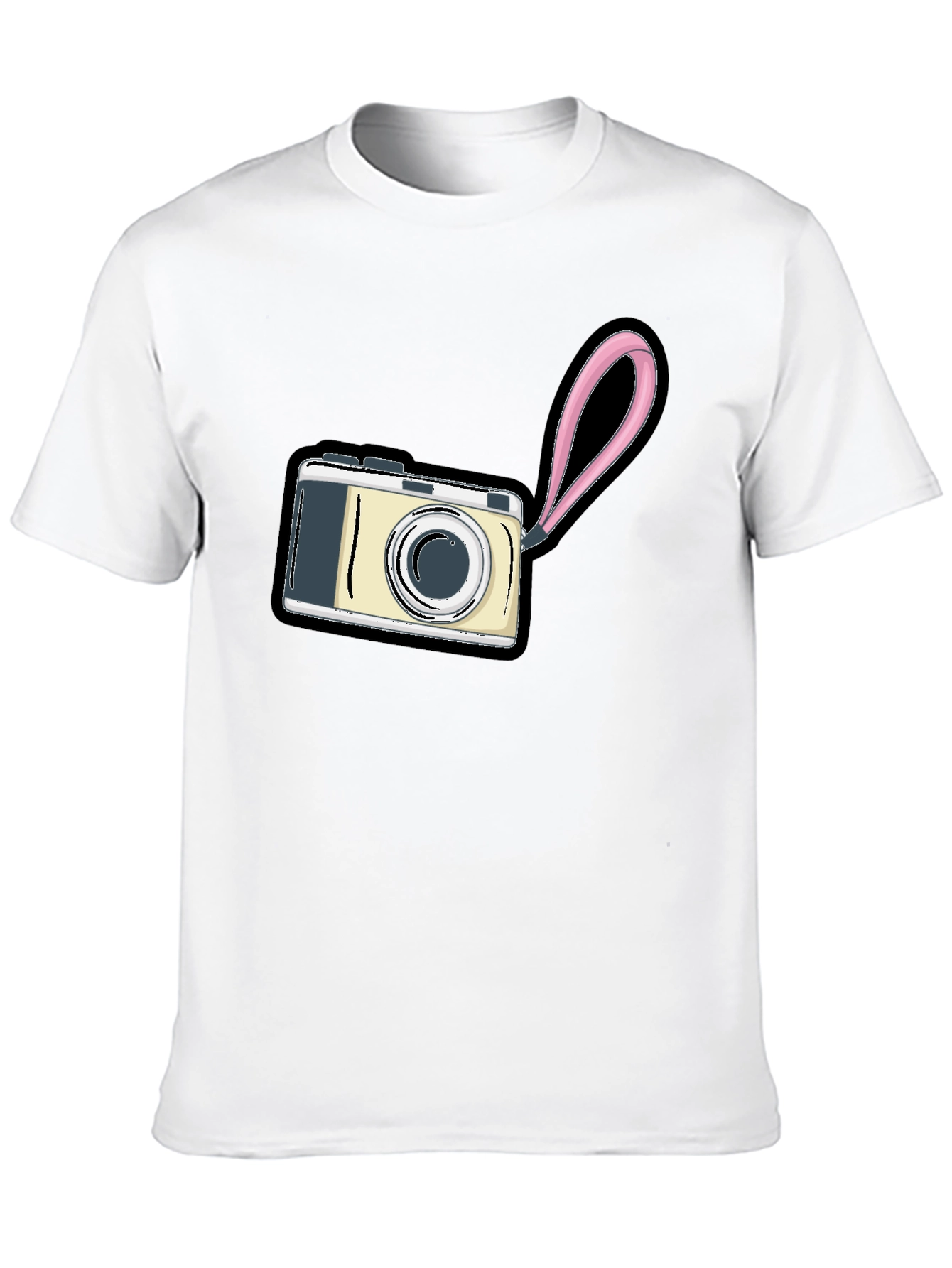 Camera Graphic Black T-Shirt