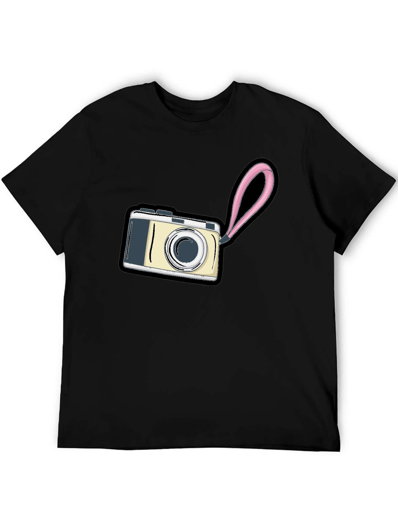 Camera Graphic Black T-Shirt