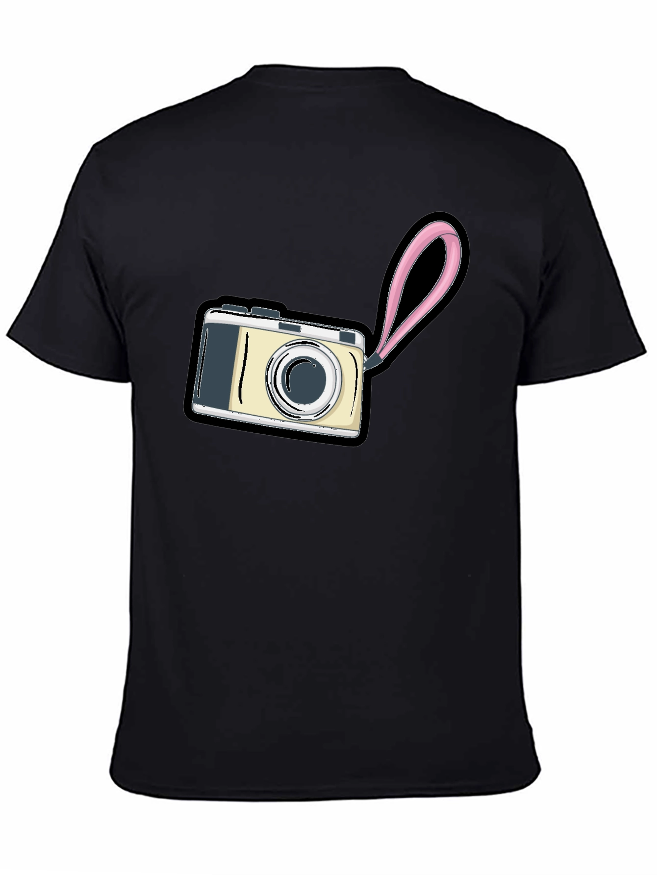 Camera Graphic Black T-Shirt