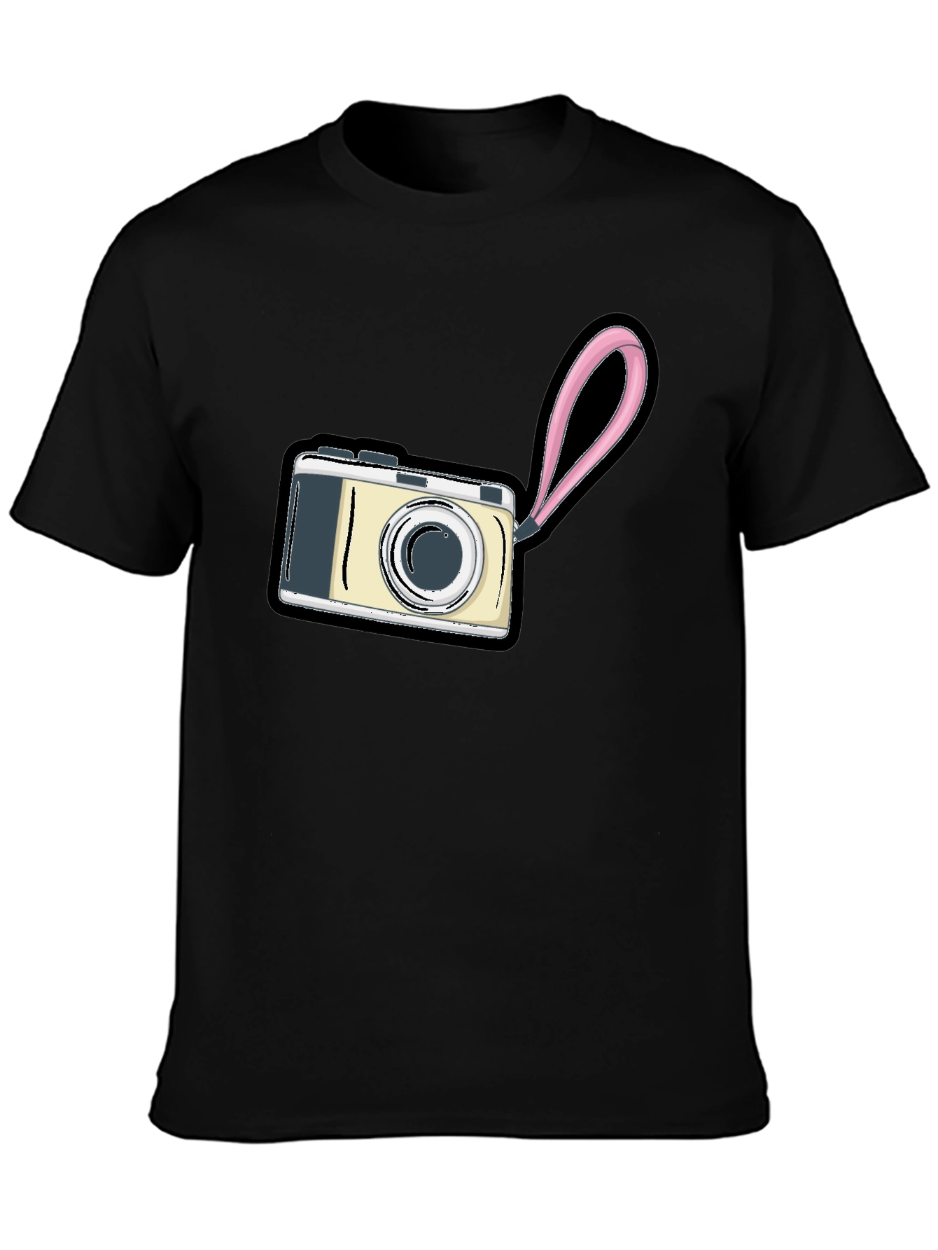 Camera Graphic Black T-Shirt