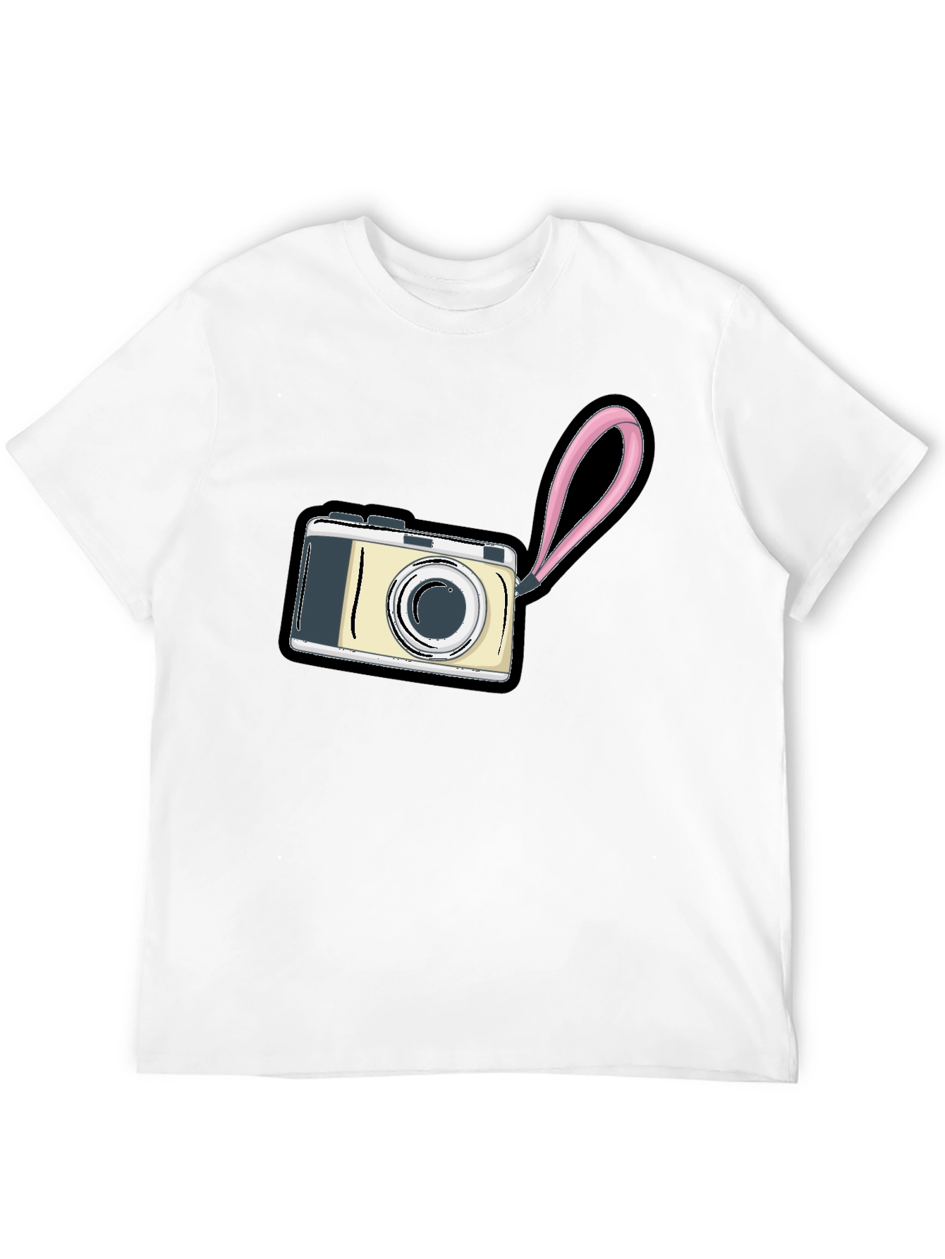 Camera Graphic Black T-Shirt