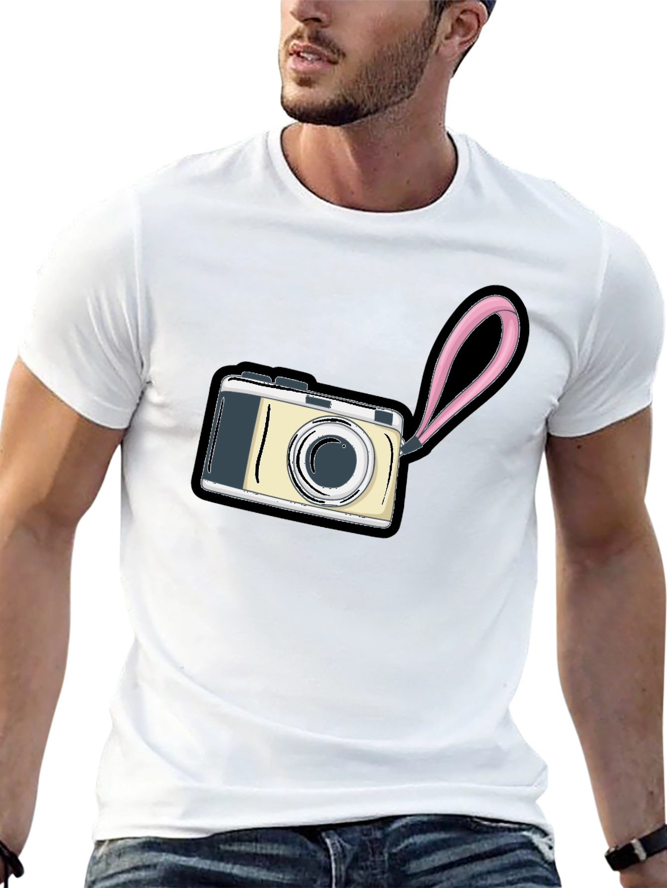 Camera Graphic Black T-Shirt