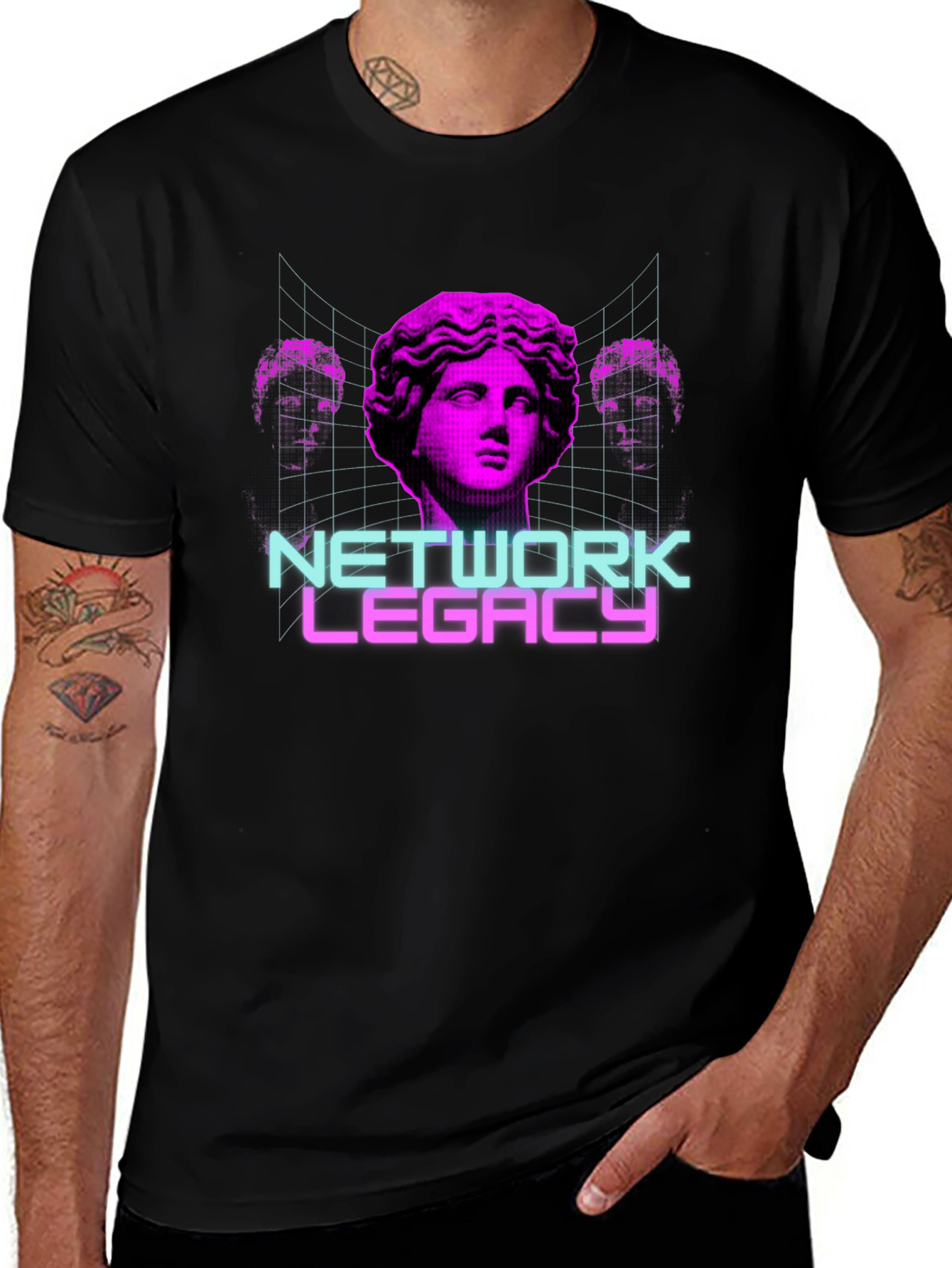Network Legacy T-Shirt - Vaporwave Aesthetic Tee