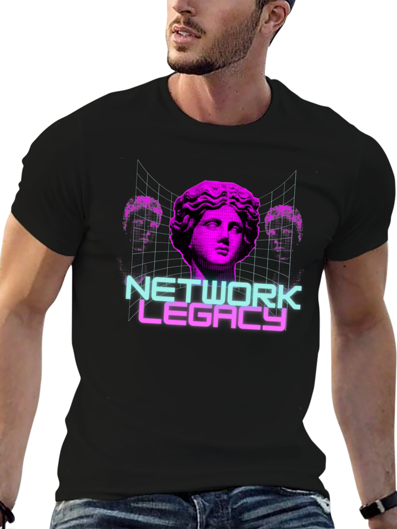 Network Legacy T-Shirt - Vaporwave Aesthetic Tee