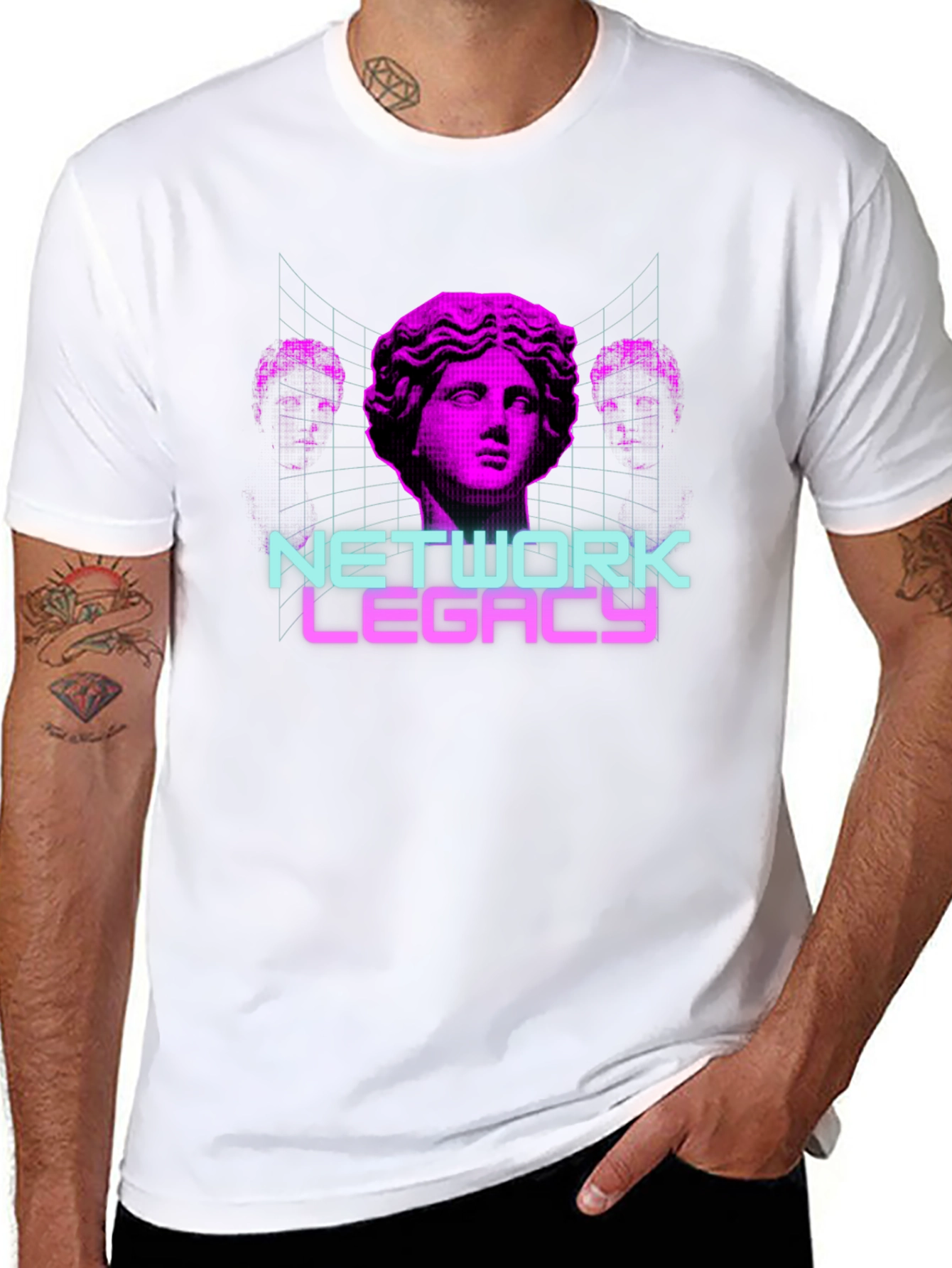 Network Legacy T-Shirt - Vaporwave Aesthetic Tee