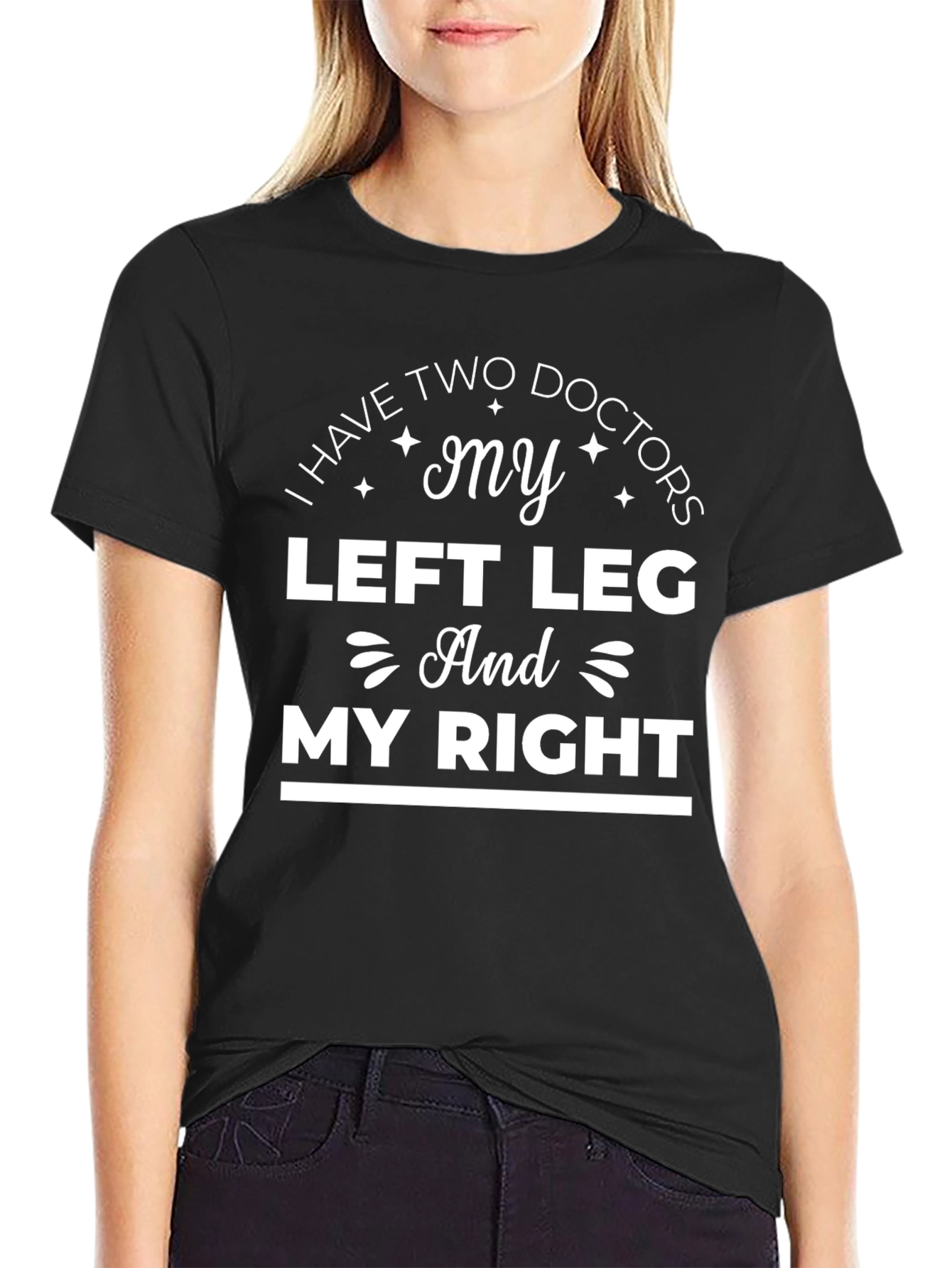 Two Doctor Leg Humor T-Shirt