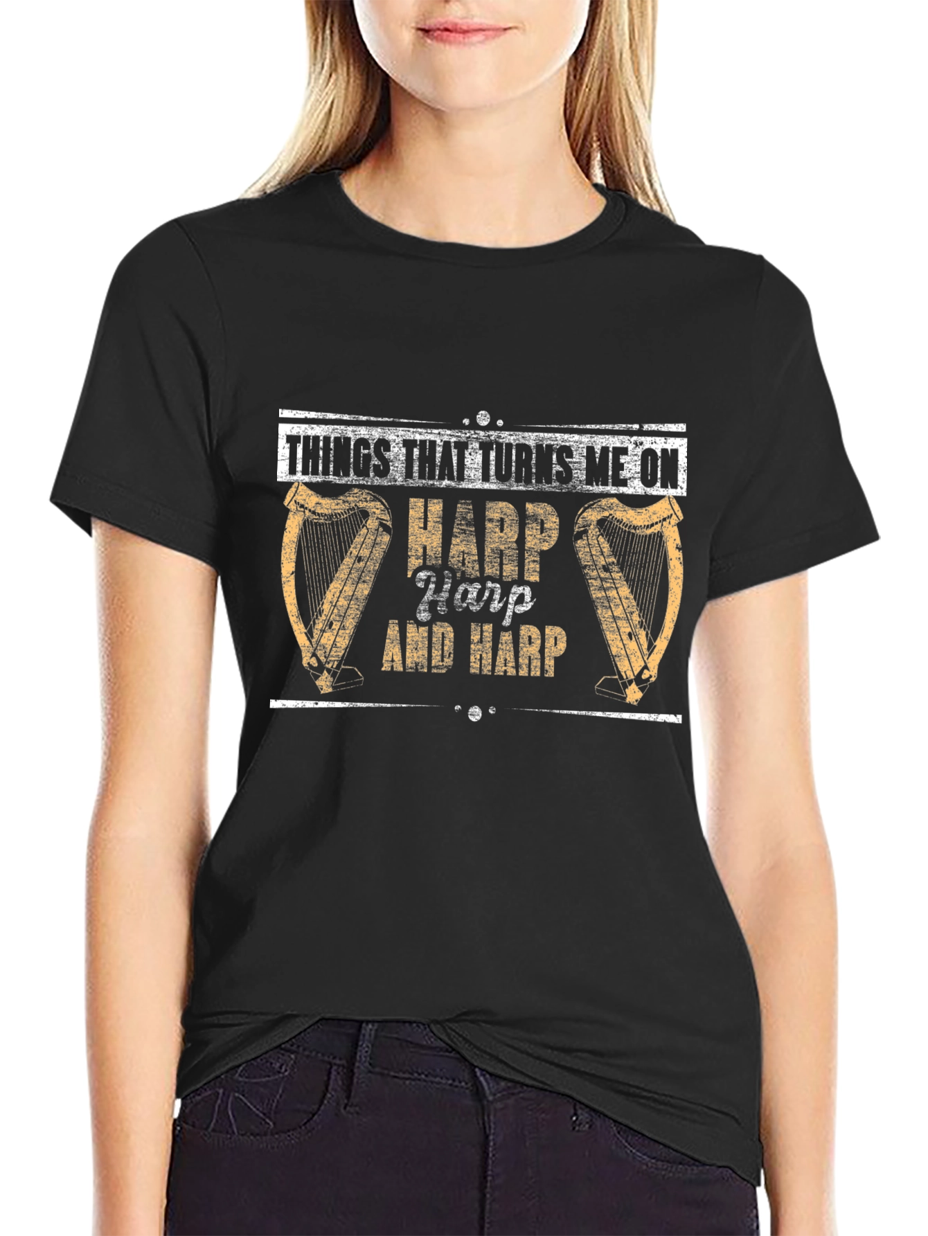 Harp Lovers T-Shirt: Things That Turns Me On
