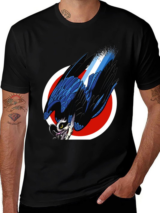 Eagle Graphic Black T-Shirt - Modern Style