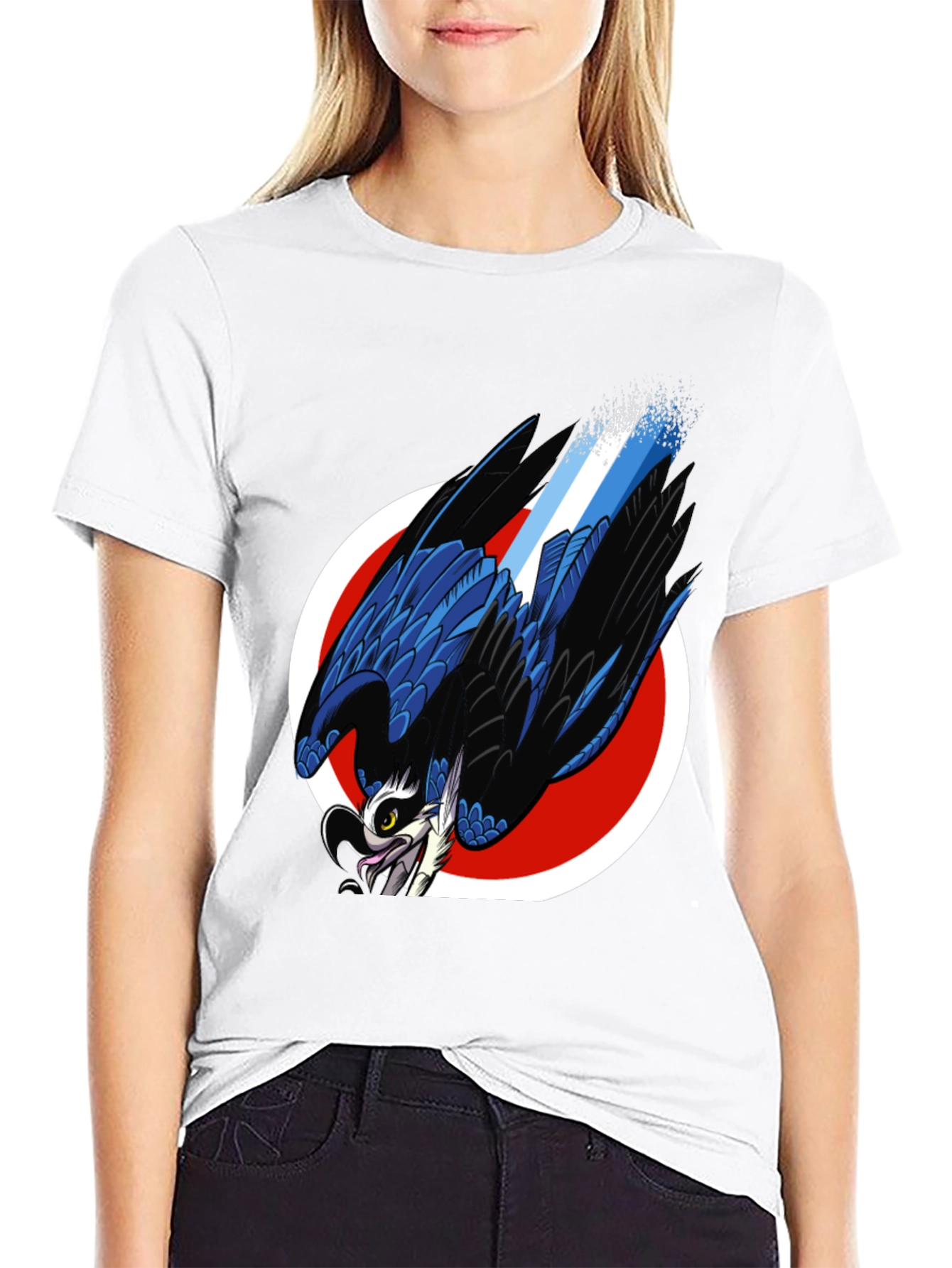 Eagle Graphic Black T-Shirt - Modern Style