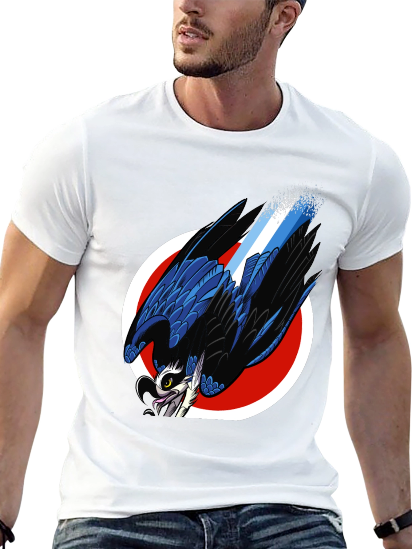 Eagle Graphic Black T-Shirt - Modern Style