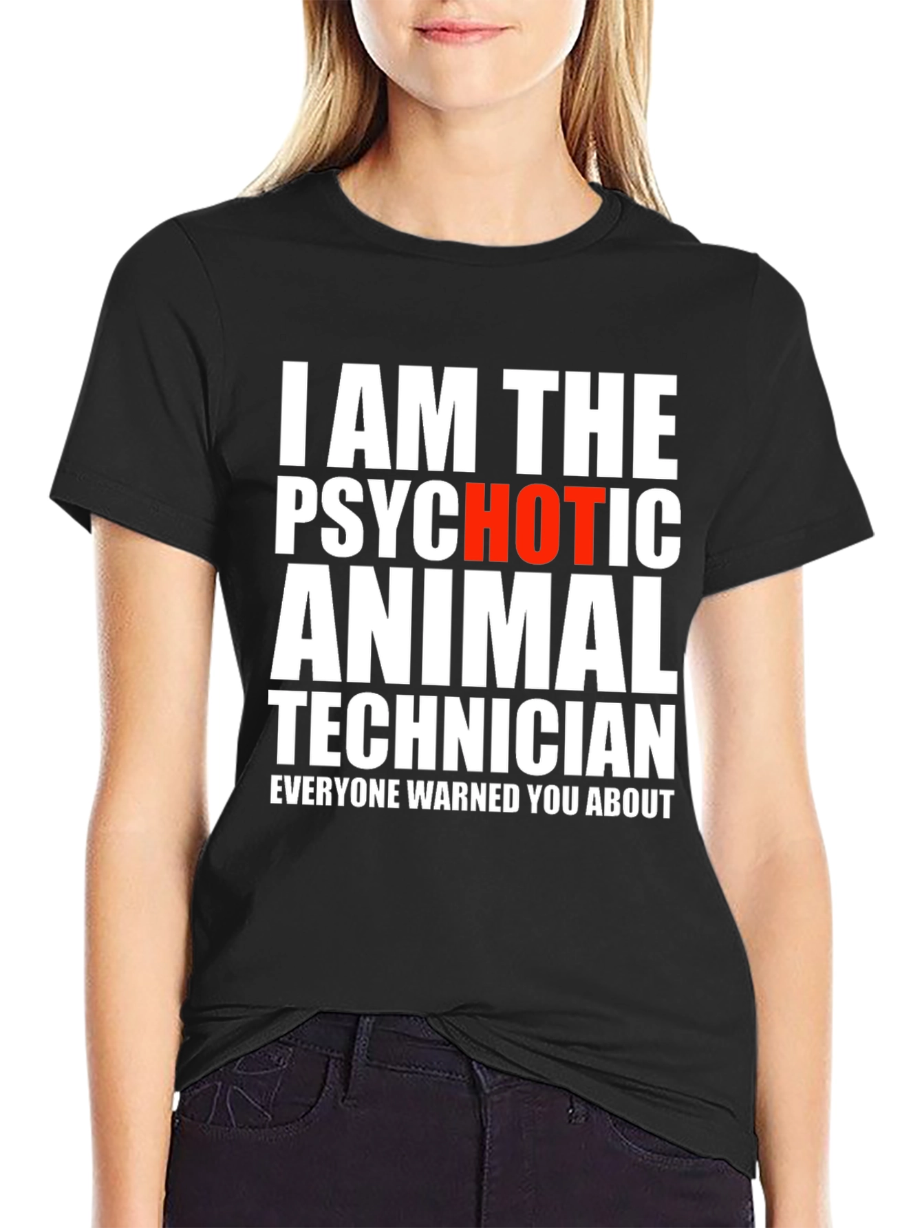 Psychotic Animal Technician Novelty T-Shirt
