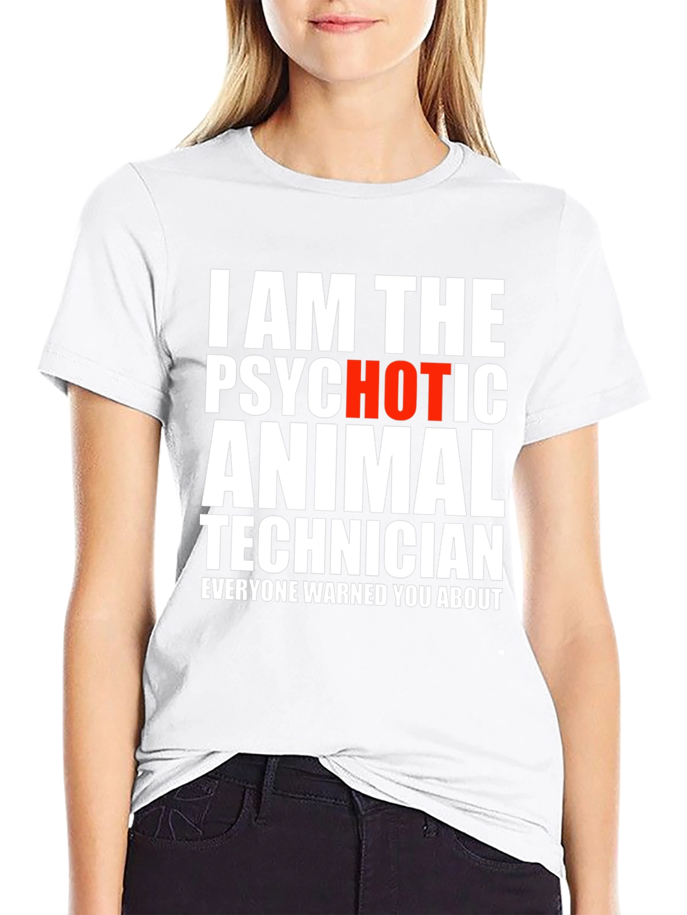 Psychotic Animal Technician Novelty T-Shirt