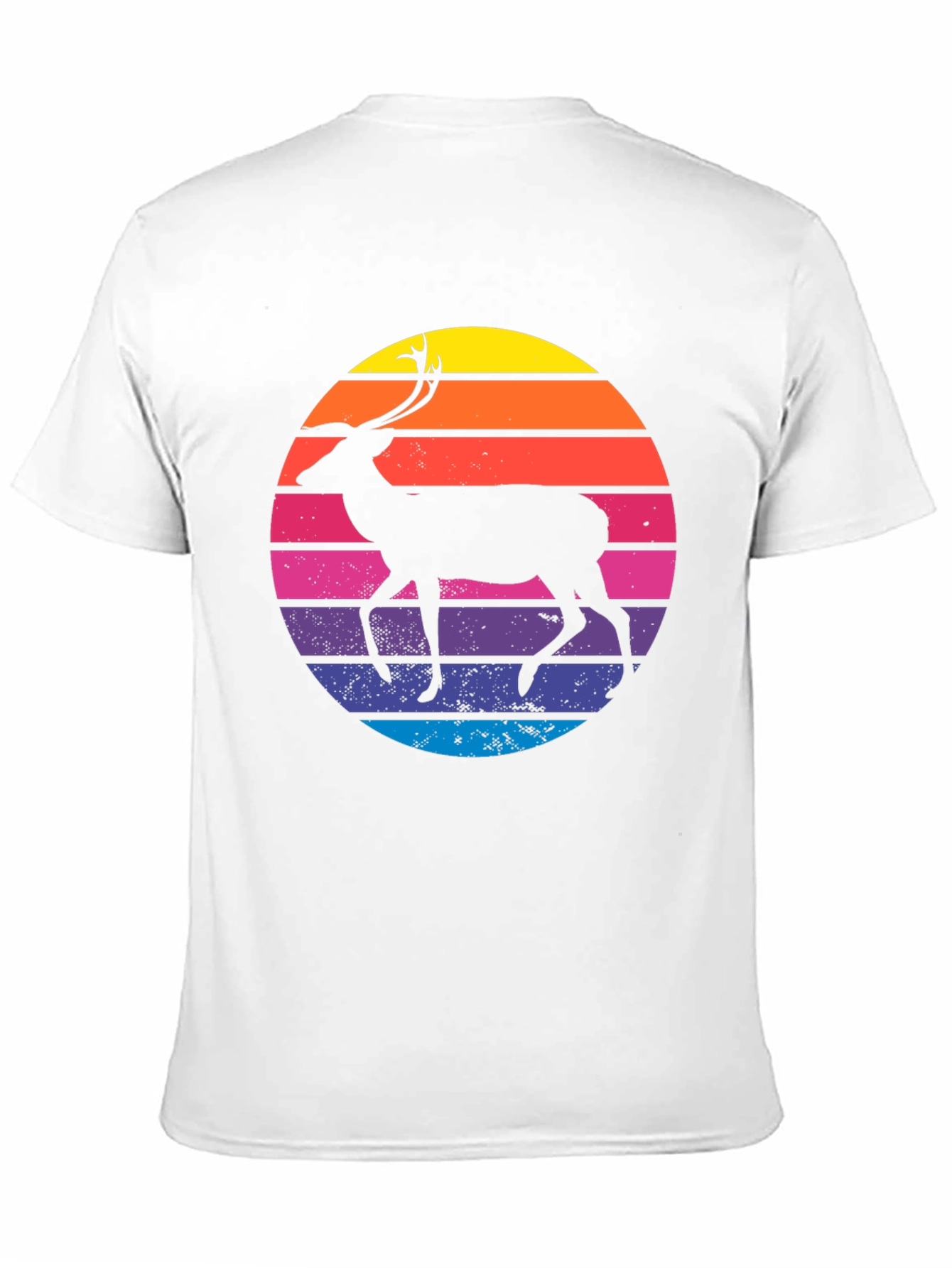 Retro Deer Silhouette T-Shirt