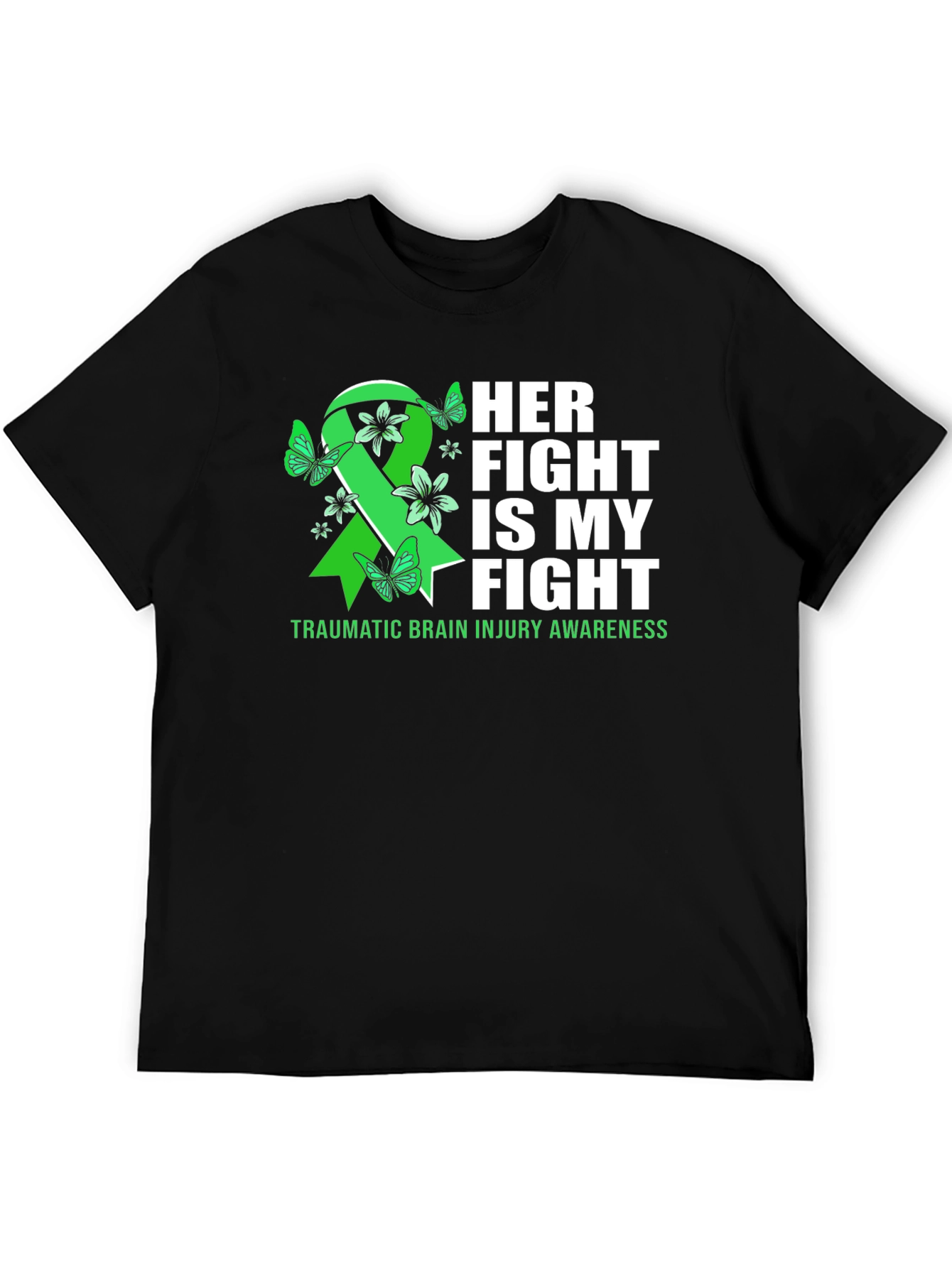 Her Fight Is My Fight TBI Awareness T-Shirt