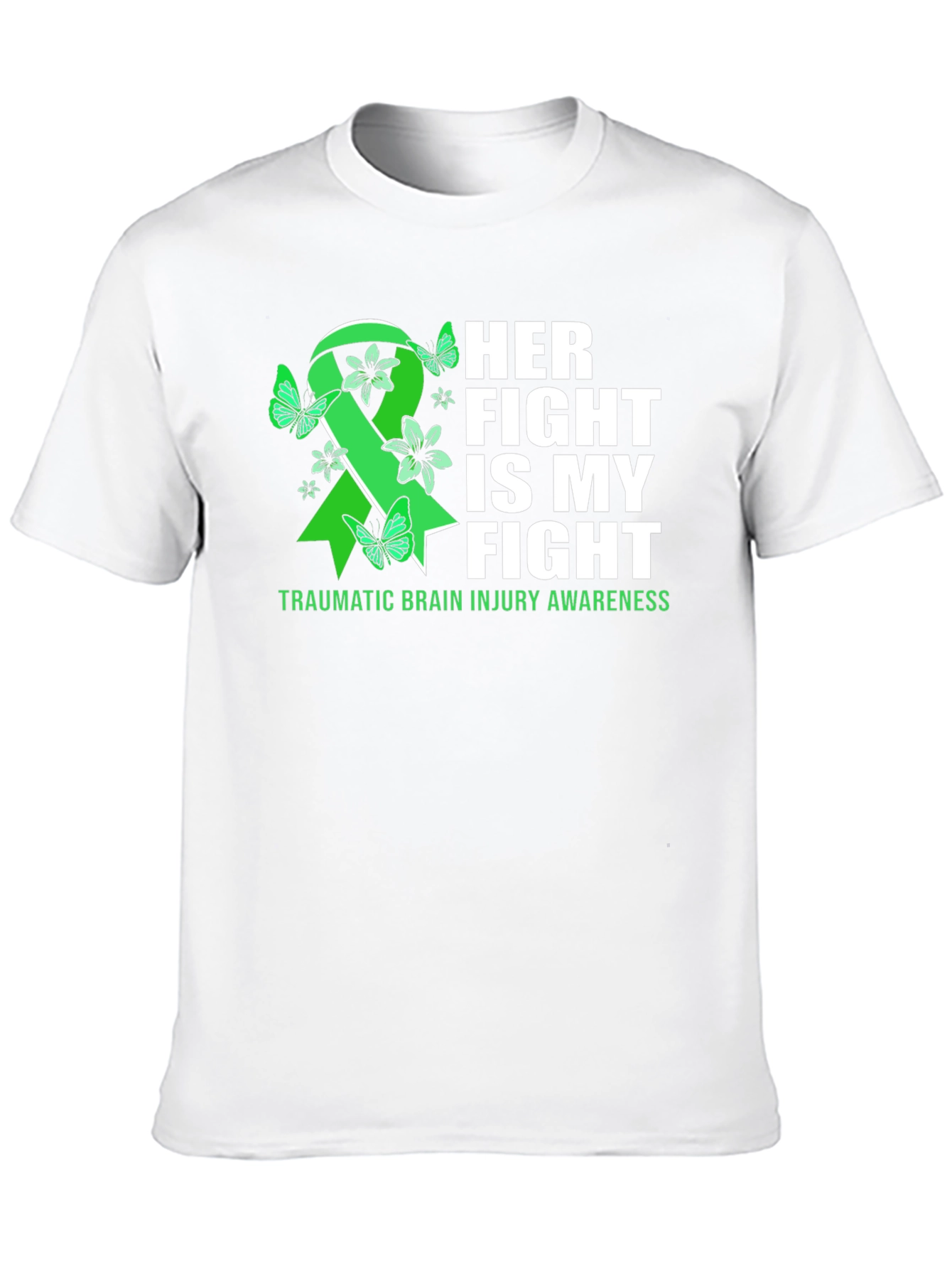 Her Fight Is My Fight TBI Awareness T-Shirt