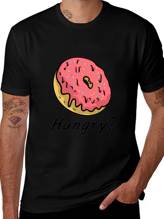 Donut Graphic T-Shirt - Hungry? Tee