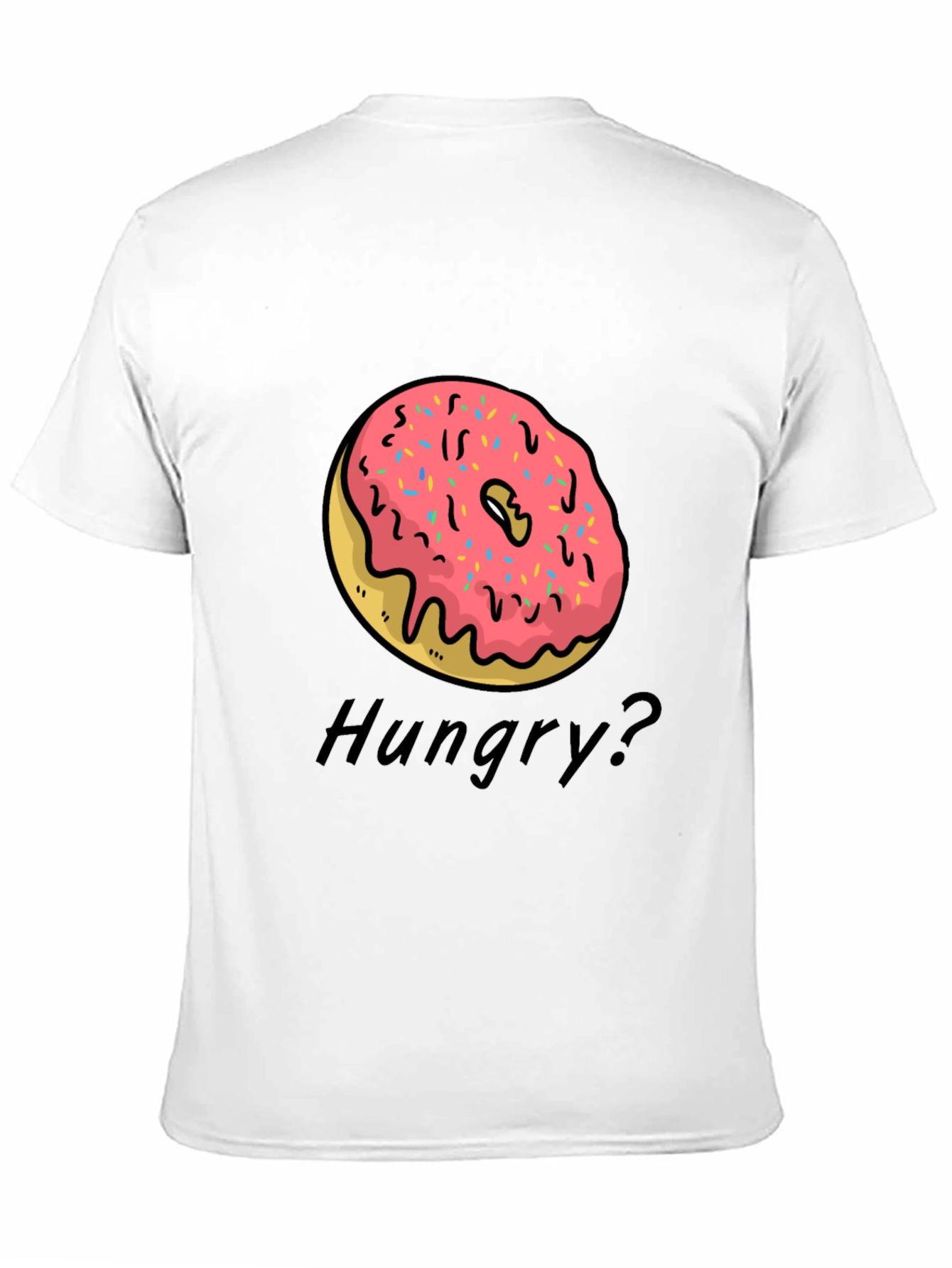 Donut Graphic T-Shirt - Hungry? Tee