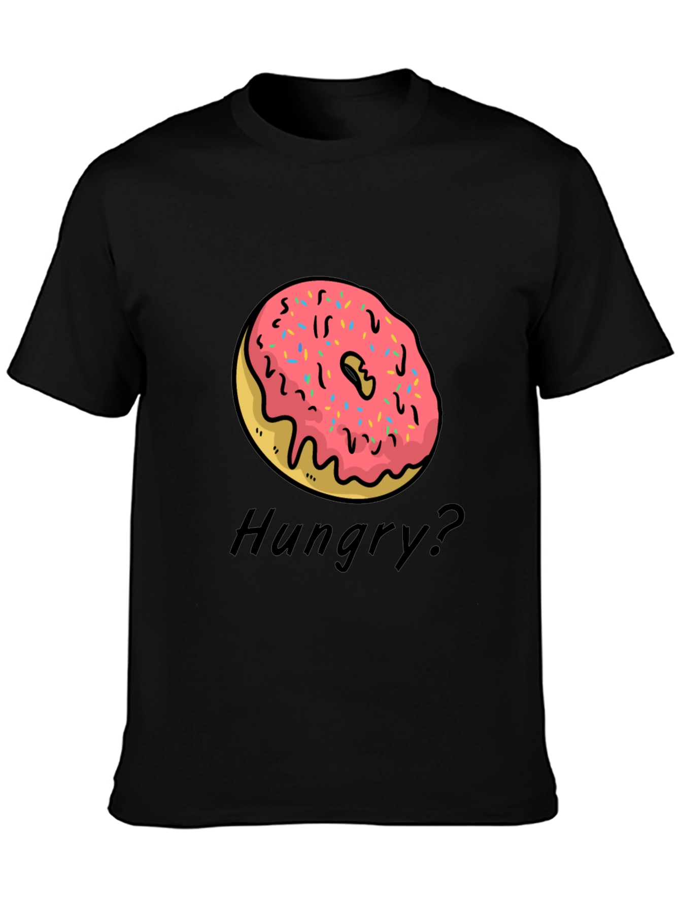 Donut Graphic T-Shirt - Hungry? Tee