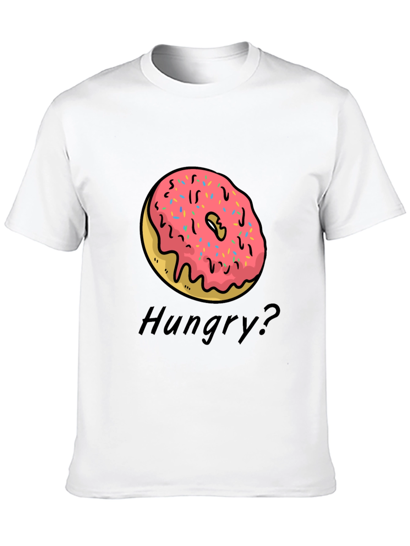 Donut Graphic T-Shirt - Hungry? Tee
