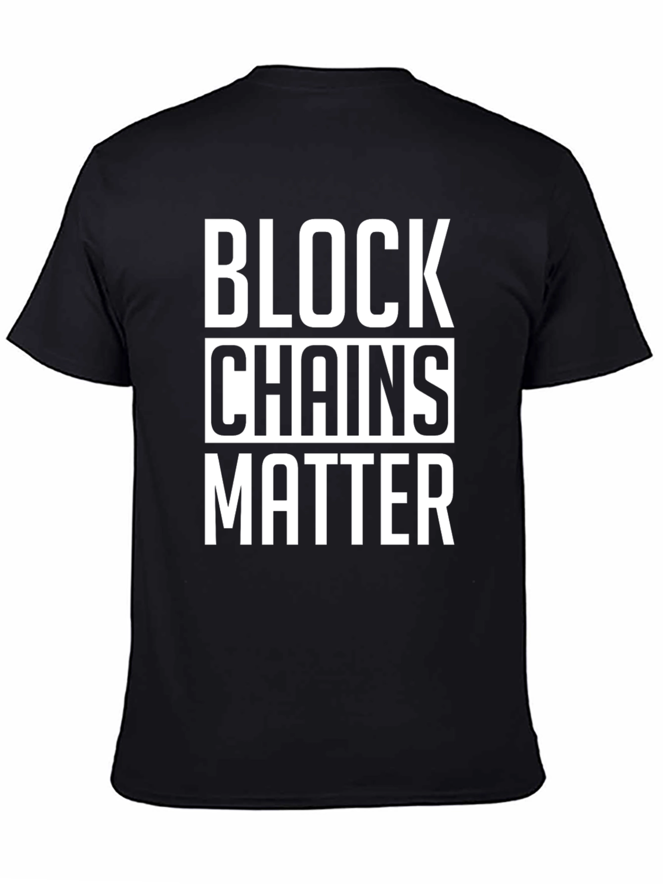 Blockchains Matter Black T-Shirt