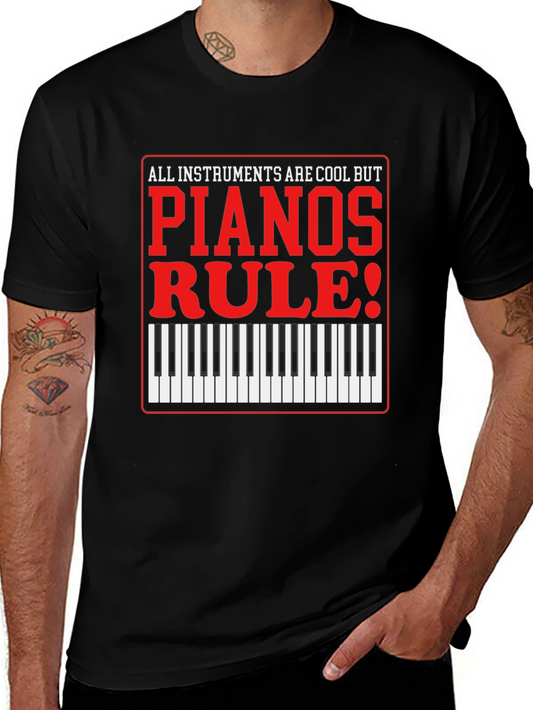 Piano Lovers T-Shirt: All Instruments Are Cool